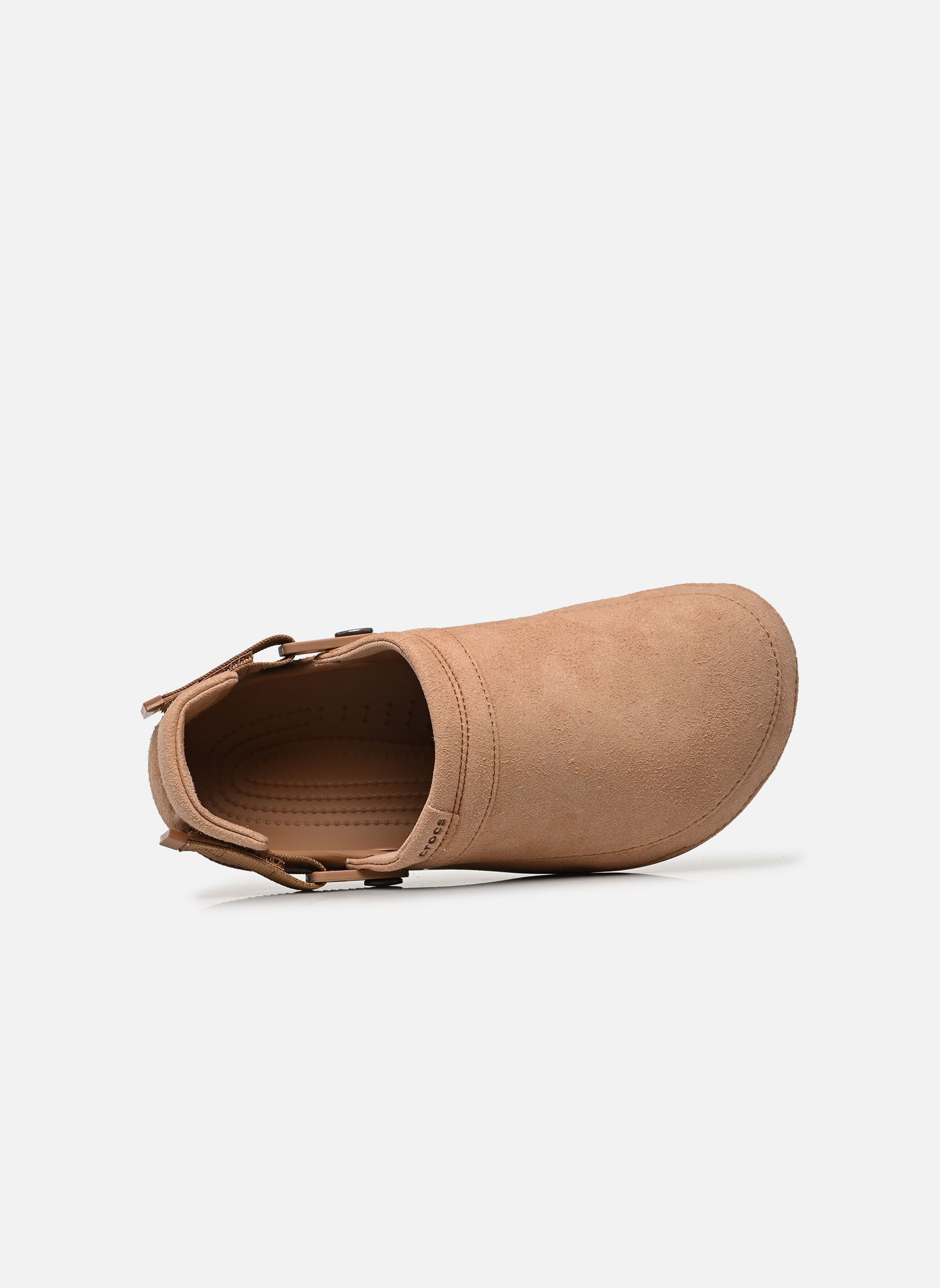 Muilen en klompen Classic Crafted Vegan Suede Clog W dames bruin Crocs Muilen en klompen Classic Crafted Vegan Suede Clog W dames bruin Milk chocolate