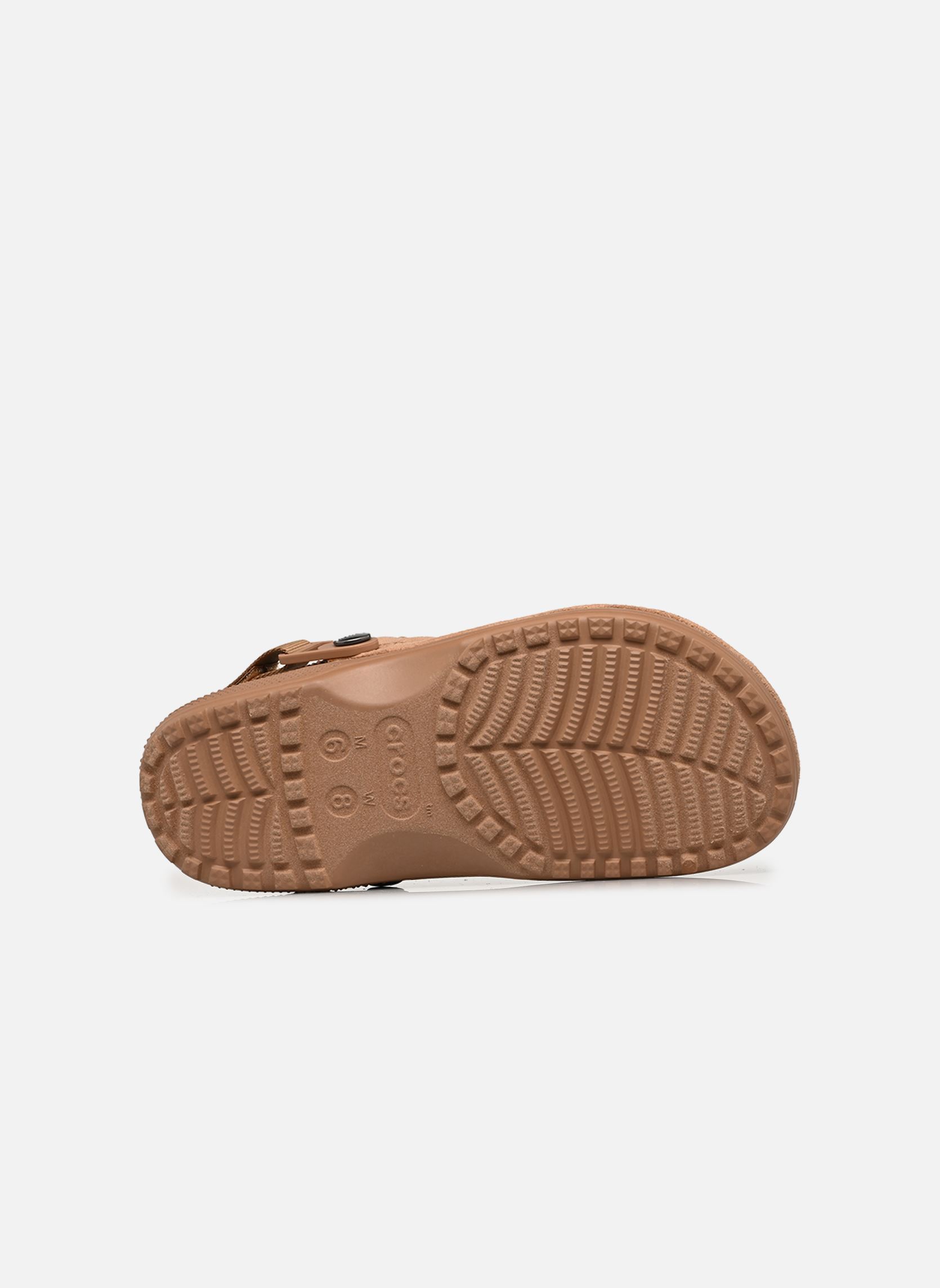 Muilen en klompen Classic Crafted Vegan Suede Clog W dames bruin Crocs Muilen en klompen Classic Crafted Vegan Suede Clog W dames bruin Milk chocolate