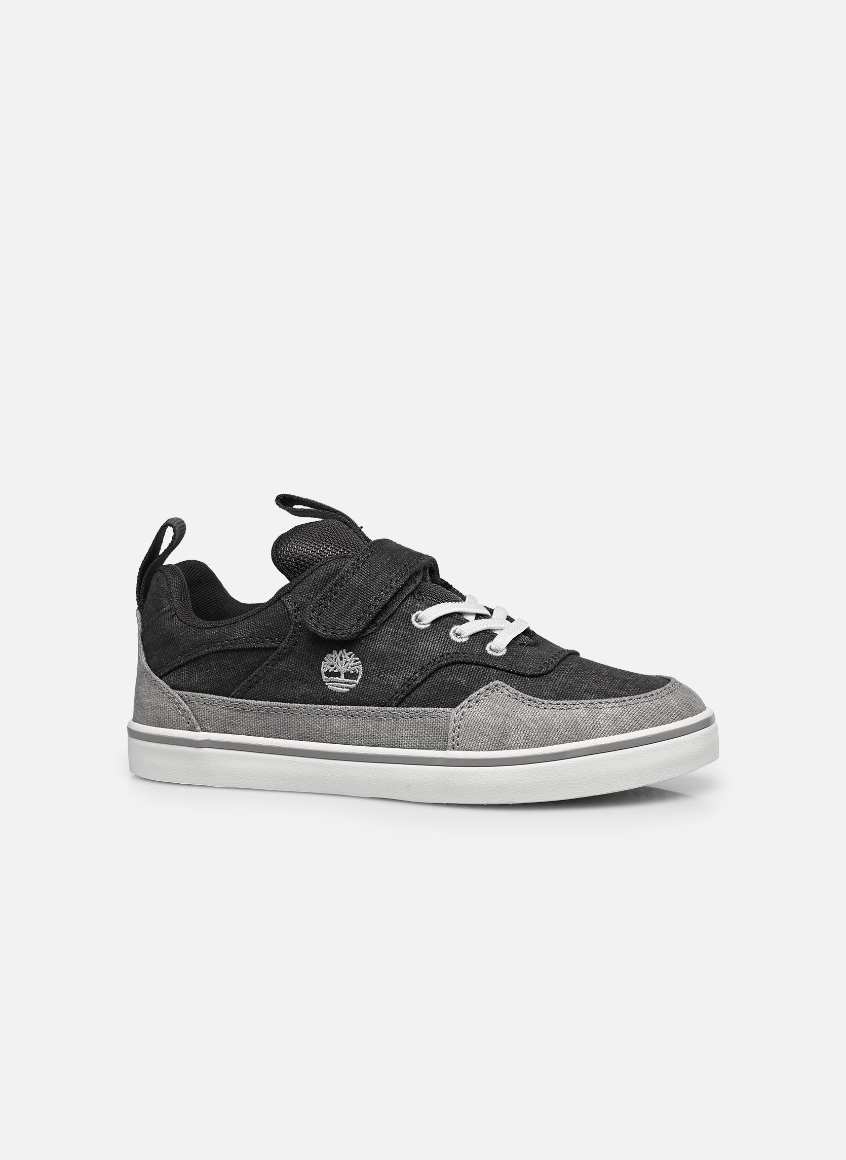 Baskets STONE JUMP LOW HOOK & LOOP SNEAKER C garçon gris Timberland Baskets STONE JUMP LOW HOOK & LOOP SNEAKER C garçon gris DARK GREY CANVAS