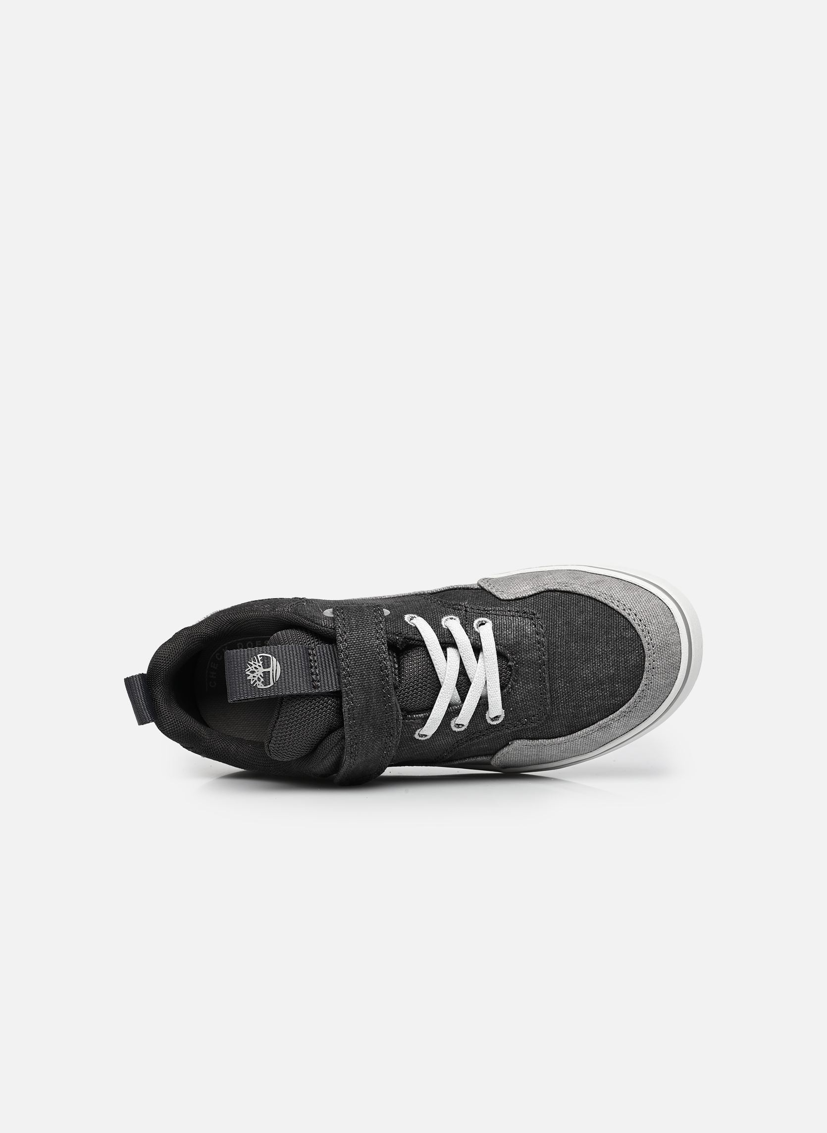 Baskets STONE JUMP LOW HOOK & LOOP SNEAKER C garçon gris Timberland Baskets STONE JUMP LOW HOOK & LOOP SNEAKER C garçon gris DARK GREY CANVAS