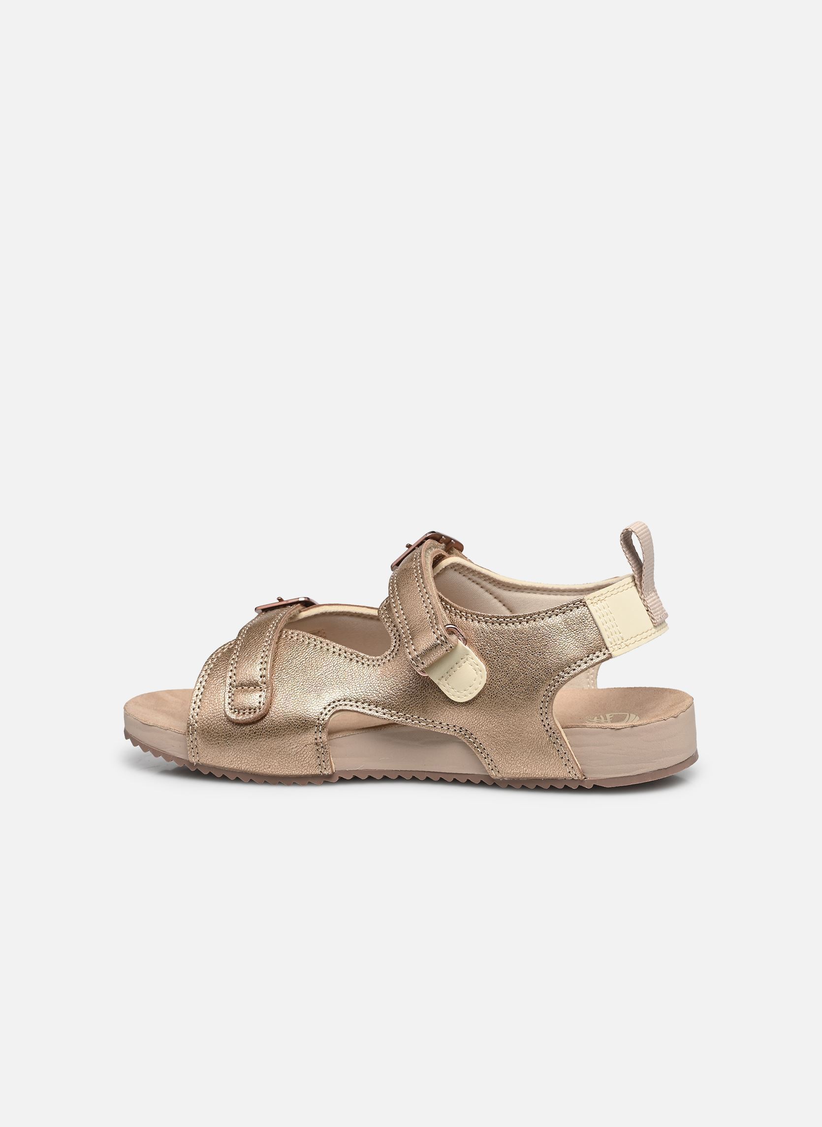 Badeschlappen CASTLE ISLAND BACKSTRAP SANDAL J mädchen gold und bronze Timberland Badeschlappen CASTLE ISLAND BACKSTRAP SANDAL J mädchen gold und bronze LIGHT PINK METALLIC