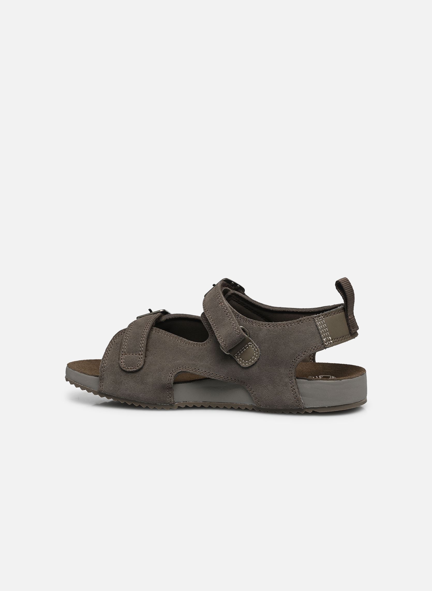 Badslippers CASTLE ISLAND BACKSTRAP SANDAL J jongens grijs Timberland Badslippers CASTLE ISLAND BACKSTRAP SANDAL J jongens grijs DARK GREY SUEDE