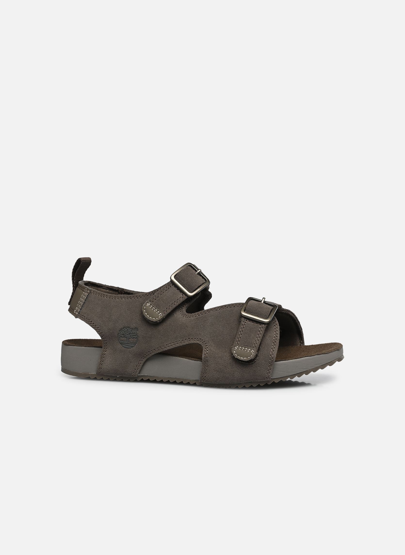 Badslippers CASTLE ISLAND BACKSTRAP SANDAL J jongens grijs Timberland Badslippers CASTLE ISLAND BACKSTRAP SANDAL J jongens grijs DARK GREY SUEDE