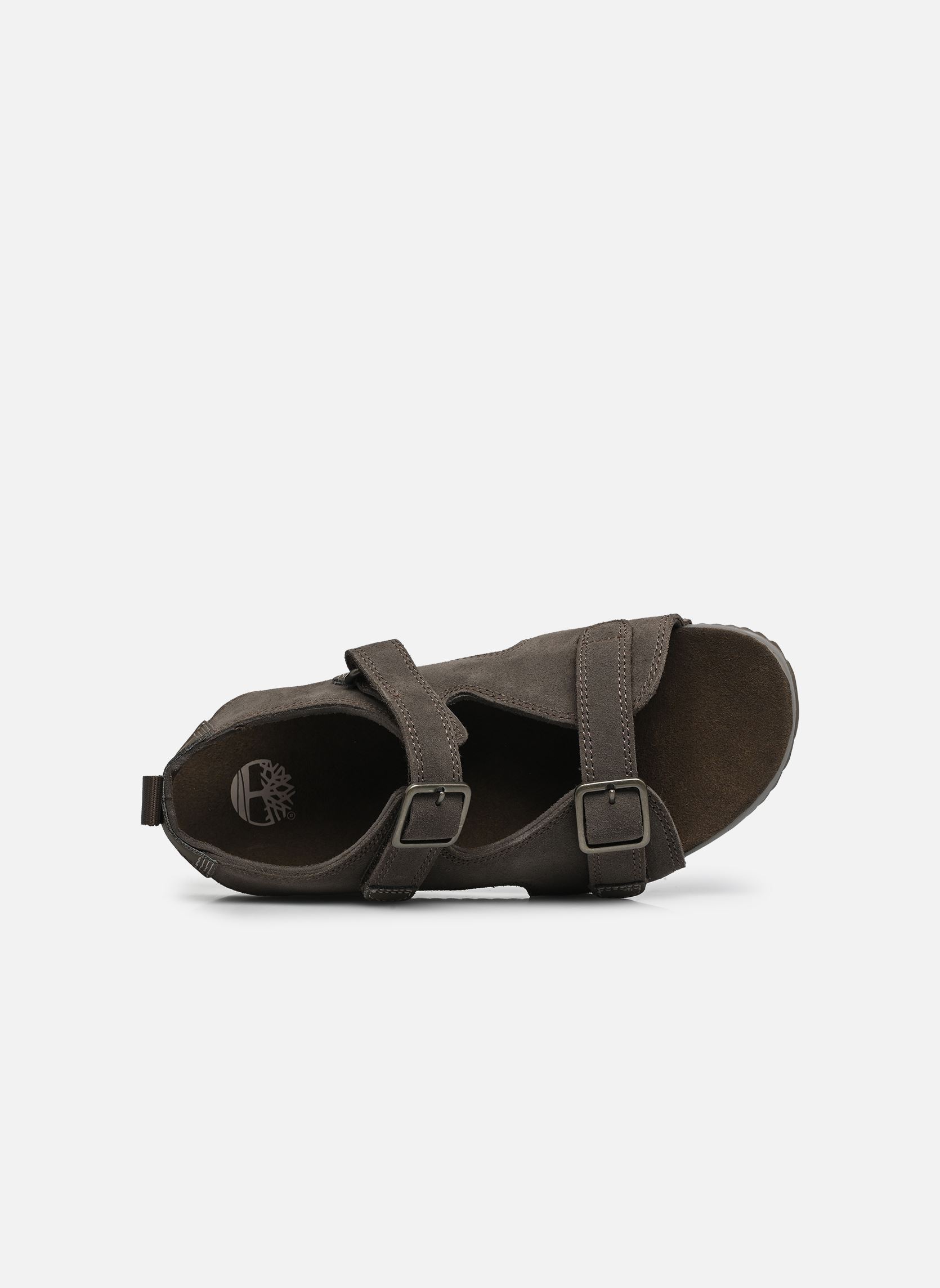 Badslippers CASTLE ISLAND BACKSTRAP SANDAL J jongens grijs Timberland Badslippers CASTLE ISLAND BACKSTRAP SANDAL J jongens grijs DARK GREY SUEDE