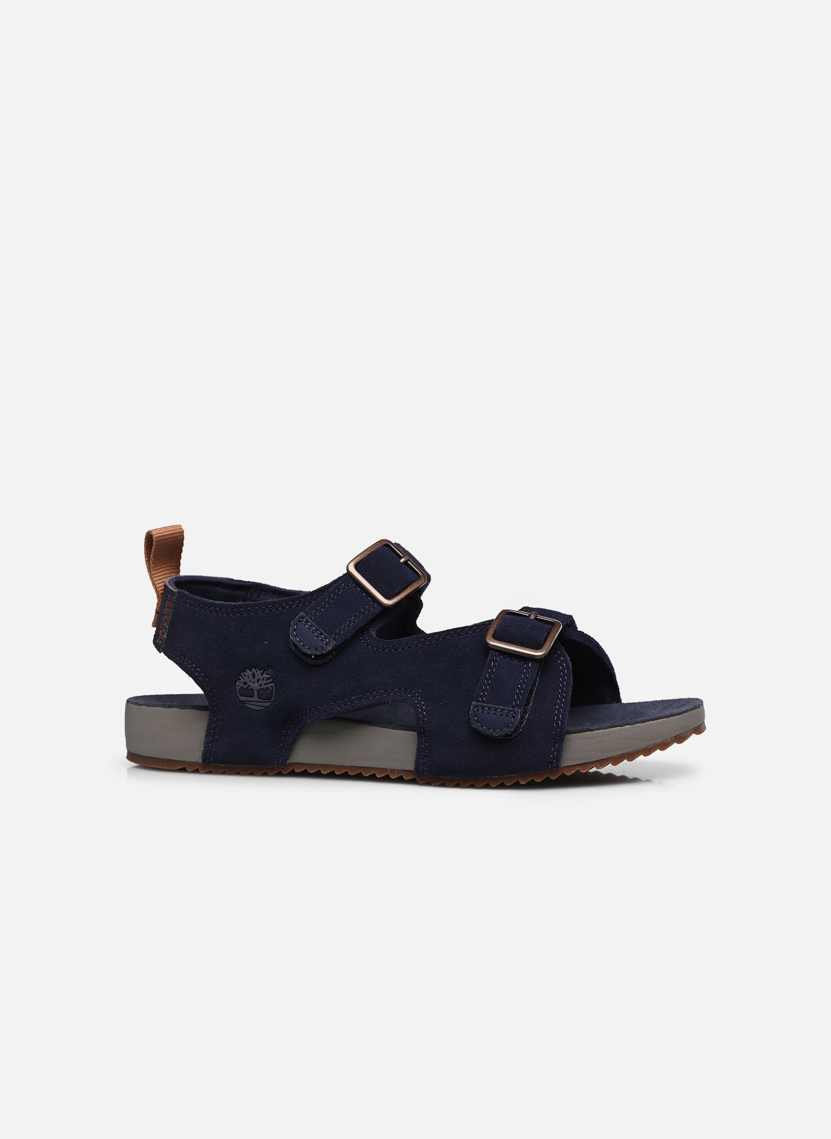 Badslippers CASTLE ISLAND BACKSTRAP SANDAL J jongens blauw Timberland Badslippers CASTLE ISLAND BACKSTRAP SANDAL J jongens blauw DARK BLUE SUEDE