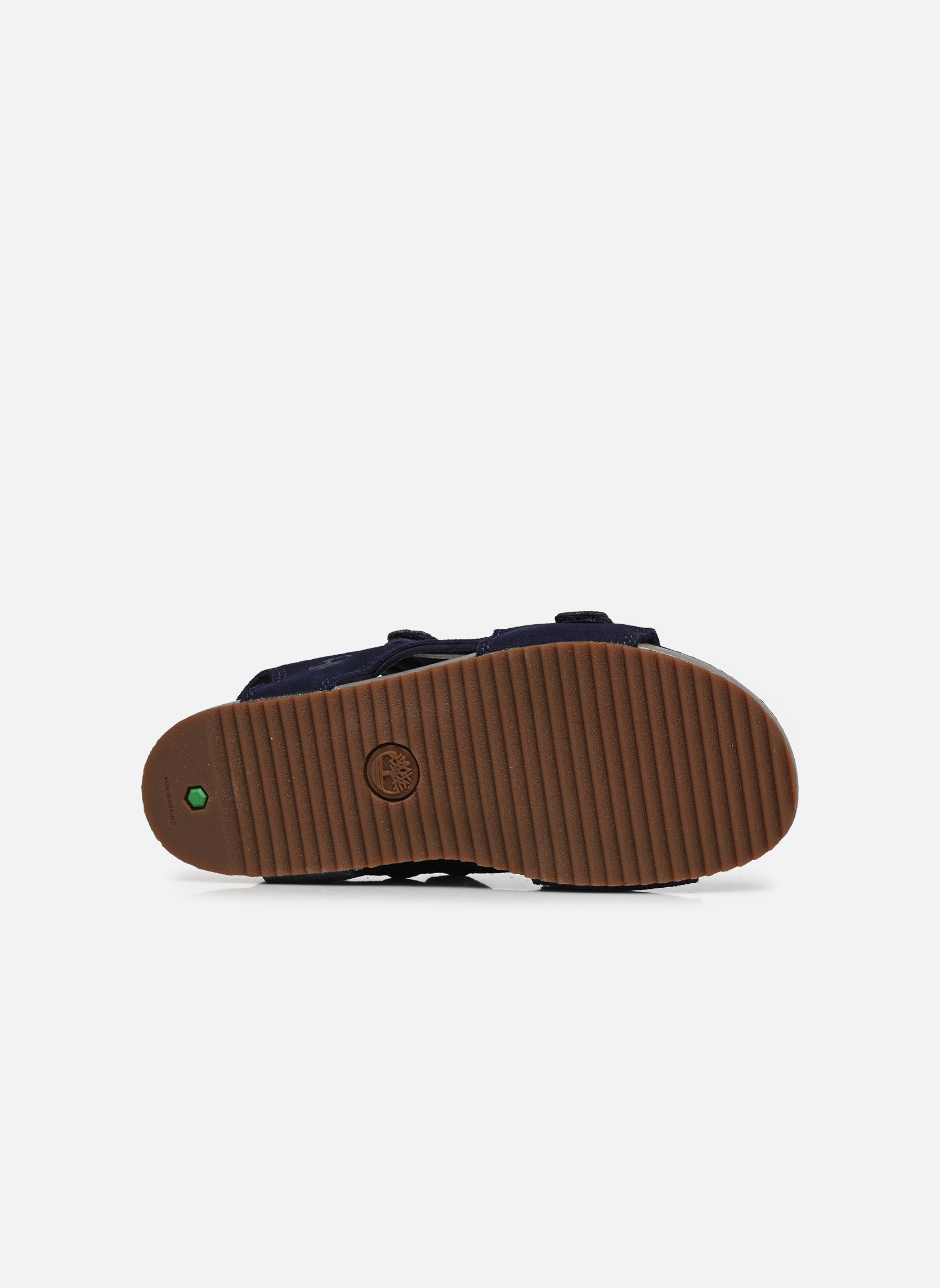 Badslippers CASTLE ISLAND BACKSTRAP SANDAL J jongens blauw Timberland Badslippers CASTLE ISLAND BACKSTRAP SANDAL J jongens blauw DARK BLUE SUEDE