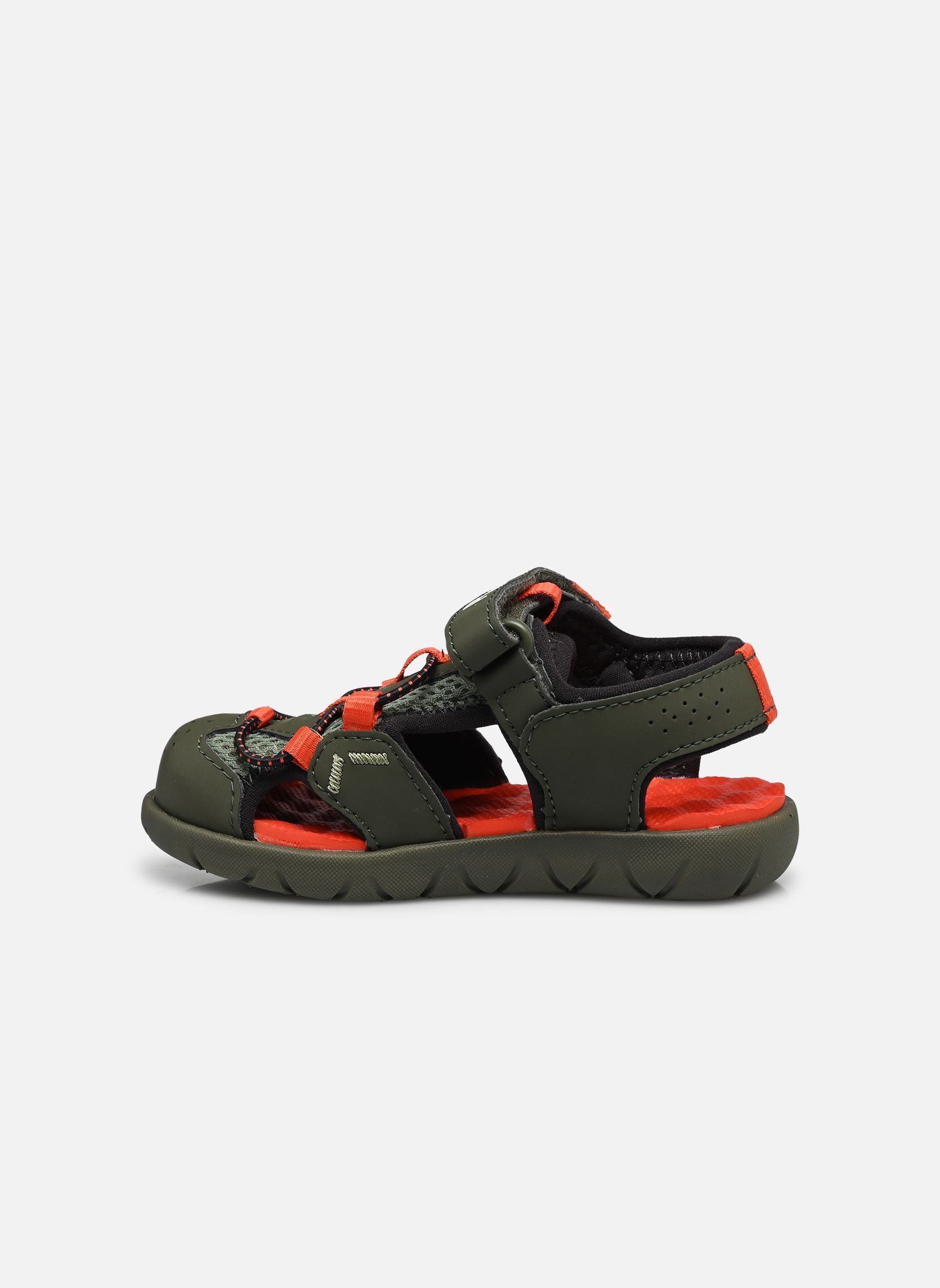Sandalen Perkins Row FISHERMAN SANDAL B jungen grün Timberland Sandalen Perkins Row FISHERMAN SANDAL B jungen grün DARK GREEN MESH