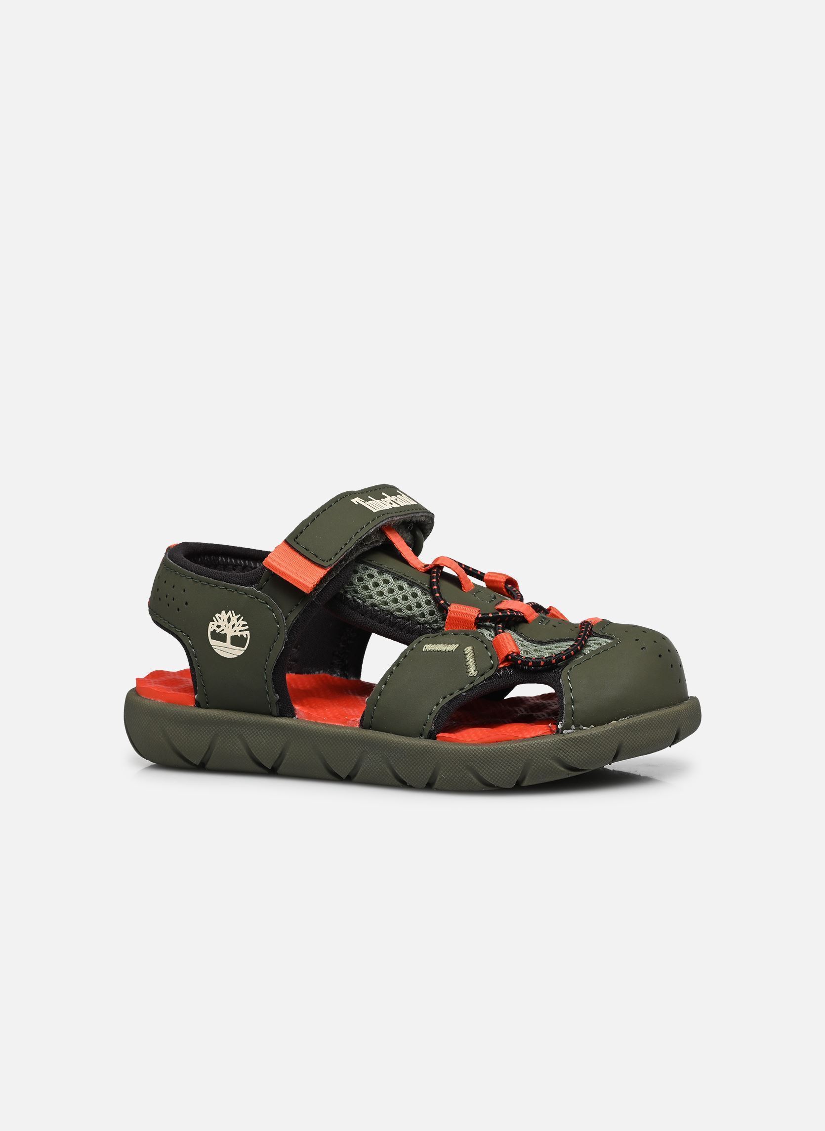 Sandalen Perkins Row FISHERMAN SANDAL B jungen grün Timberland Sandalen Perkins Row FISHERMAN SANDAL B jungen grün DARK GREEN MESH