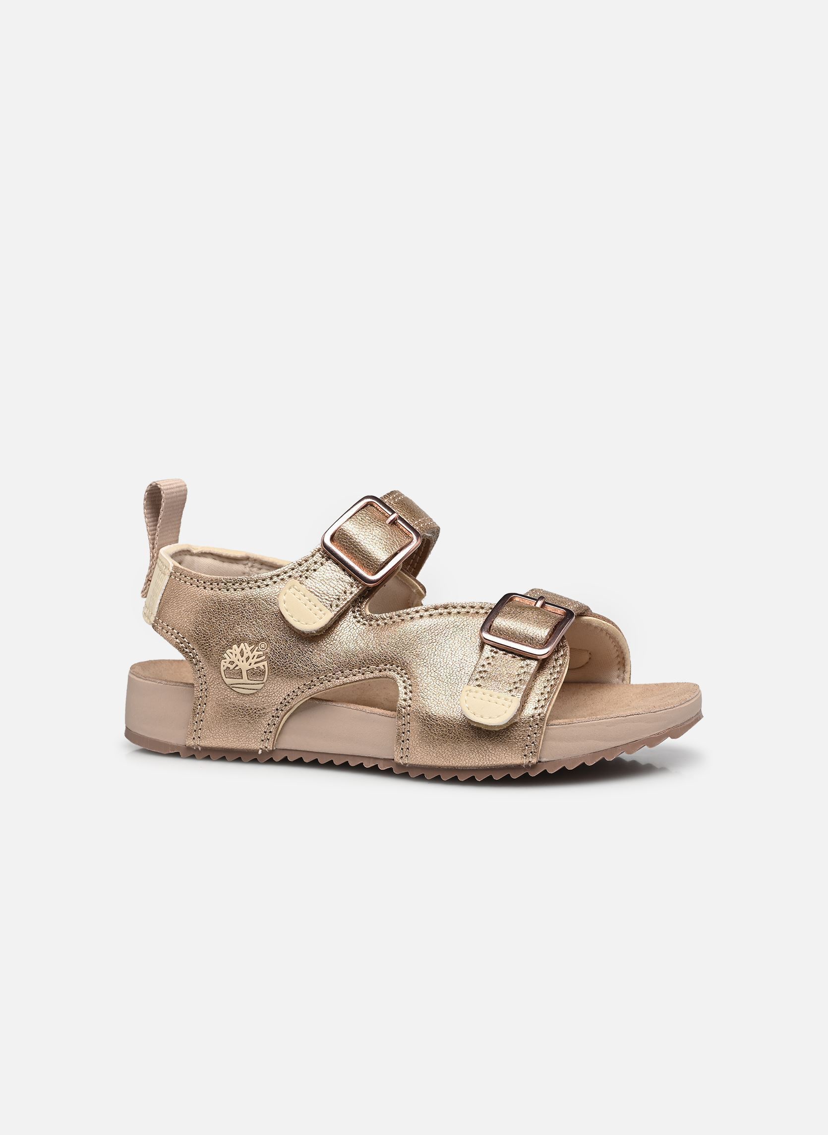 Badslippers CASTLE ISLAND BACKSTRAP SANDAL C meisjes roze Timberland Badslippers CASTLE ISLAND BACKSTRAP SANDAL C meisjes roze LIGHT PINK METALLIC