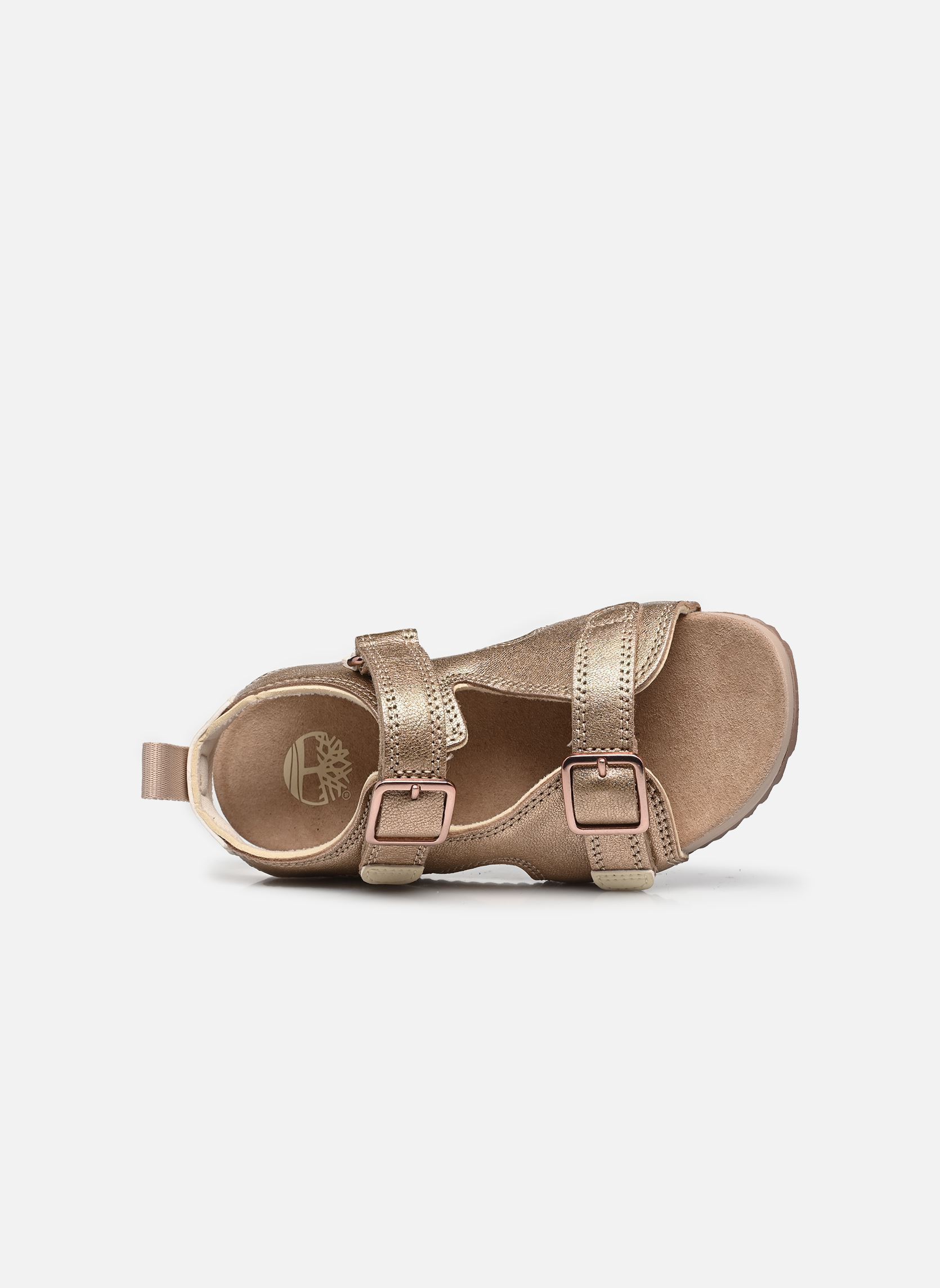 Badslippers CASTLE ISLAND BACKSTRAP SANDAL C meisjes roze Timberland Badslippers CASTLE ISLAND BACKSTRAP SANDAL C meisjes roze LIGHT PINK METALLIC