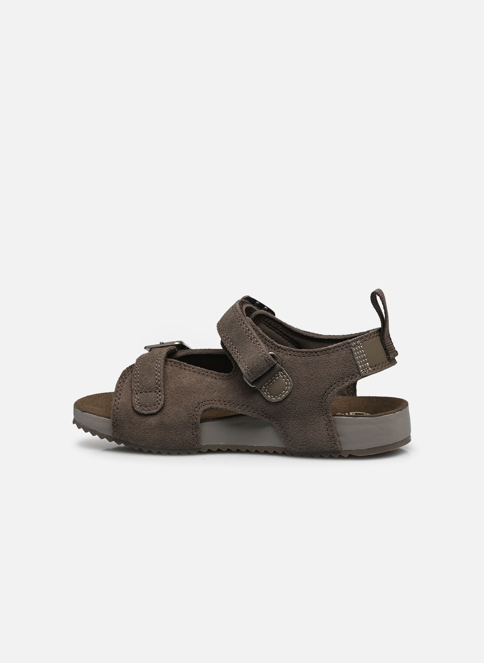 Badslippers CASTLE ISLAND BACKSTRAP SANDAL C jongens grijs Timberland Badslippers CASTLE ISLAND BACKSTRAP SANDAL C jongens grijs DARK GREY SUEDE