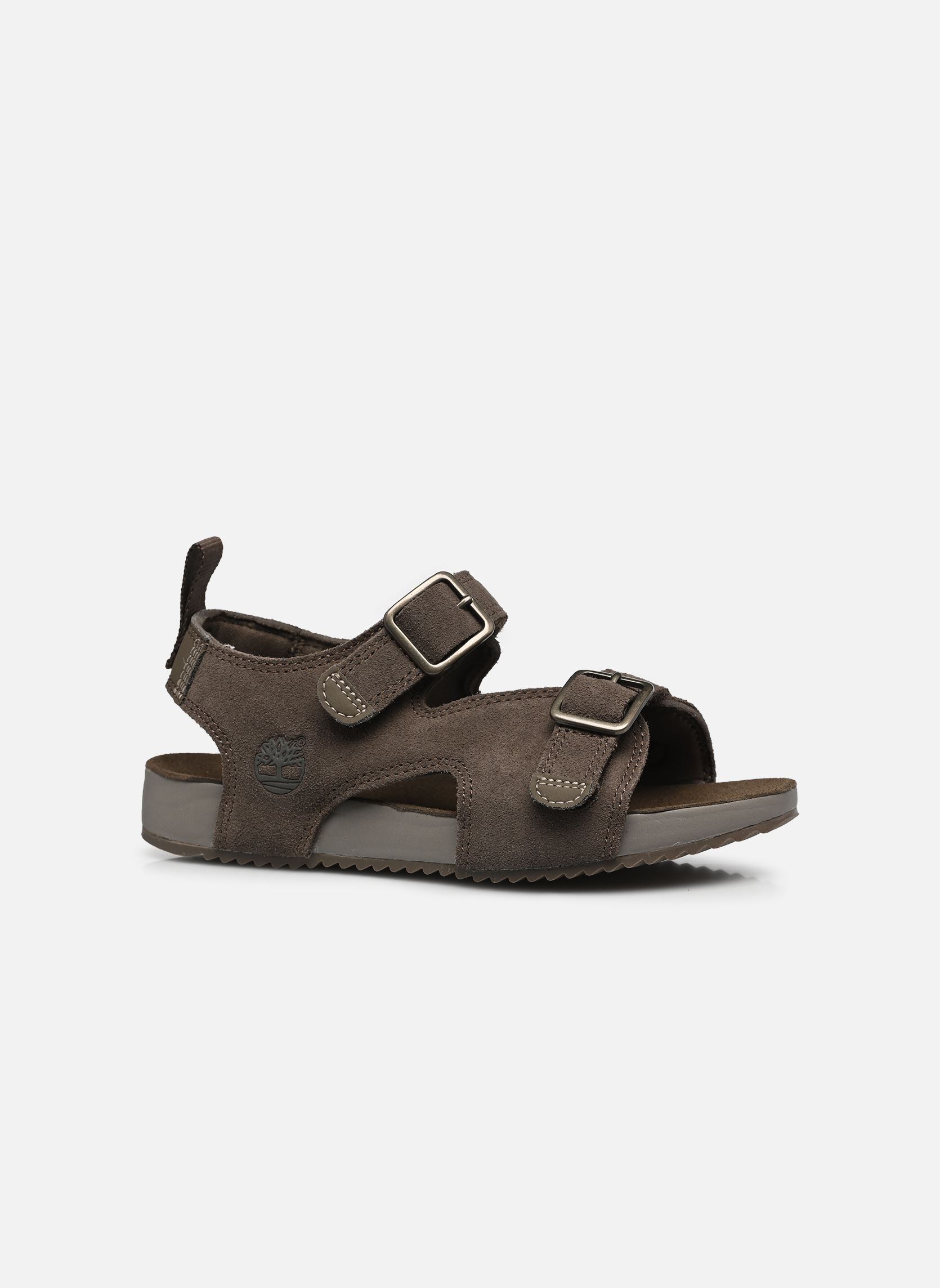 Badslippers CASTLE ISLAND BACKSTRAP SANDAL C jongens grijs Timberland Badslippers CASTLE ISLAND BACKSTRAP SANDAL C jongens grijs DARK GREY SUEDE
