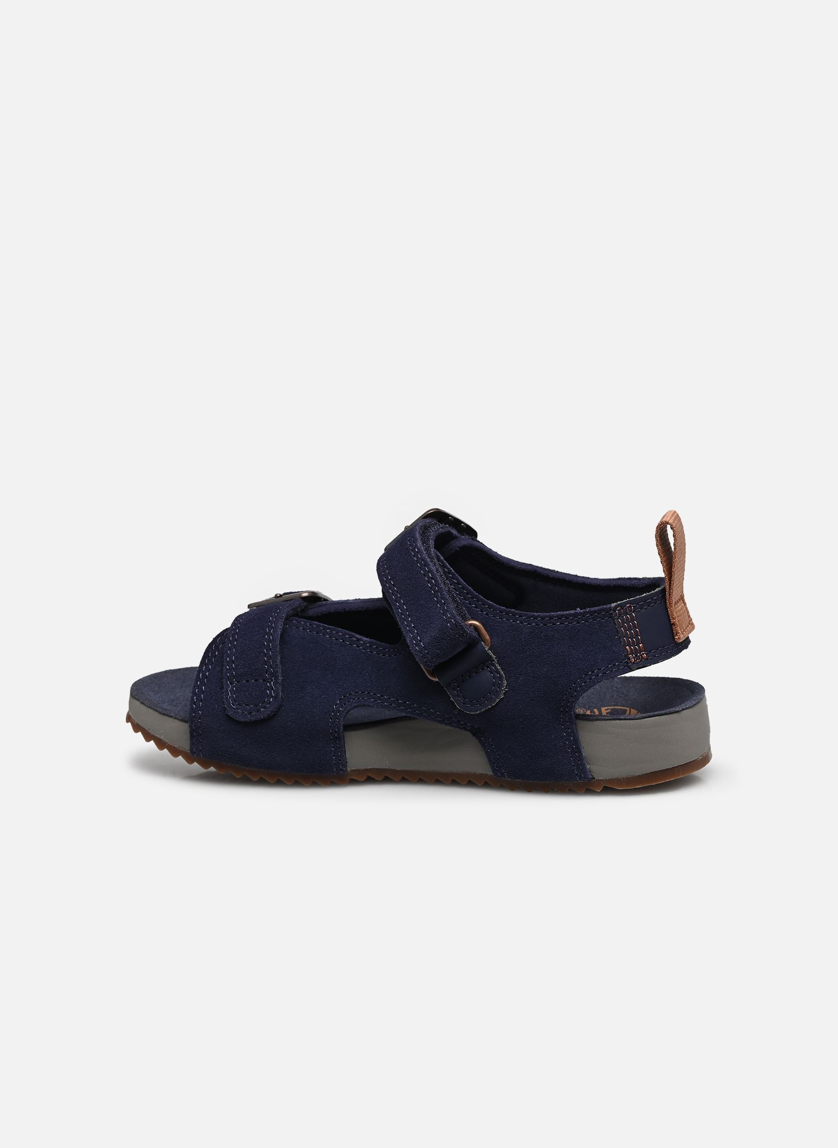 Badslippers CASTLE ISLAND BACKSTRAP SANDAL C jongens blauw Timberland Badslippers CASTLE ISLAND BACKSTRAP SANDAL C jongens blauw DARK BLUE SUEDE