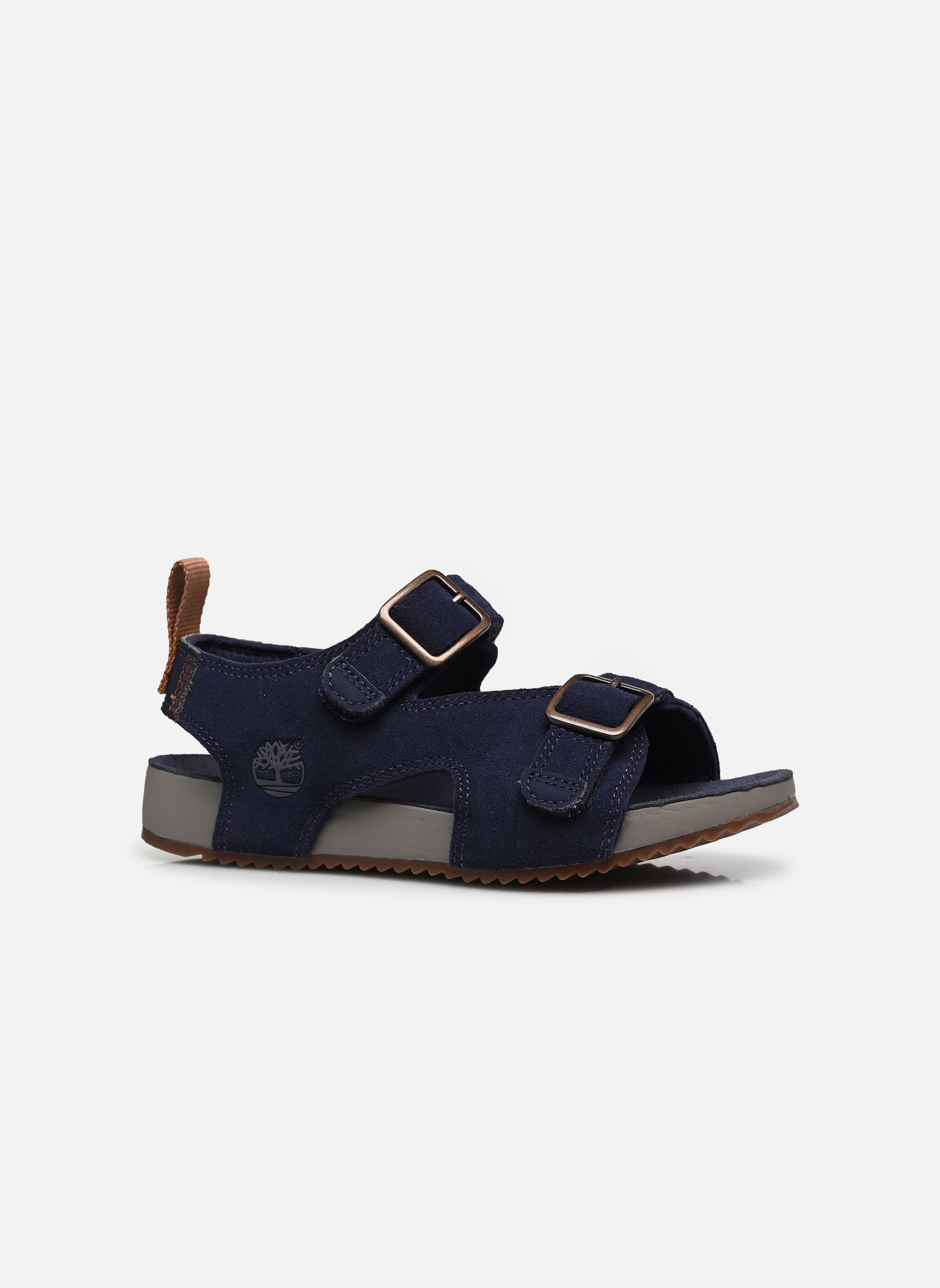 Badslippers CASTLE ISLAND BACKSTRAP SANDAL C jongens blauw Timberland Badslippers CASTLE ISLAND BACKSTRAP SANDAL C jongens blauw DARK BLUE SUEDE