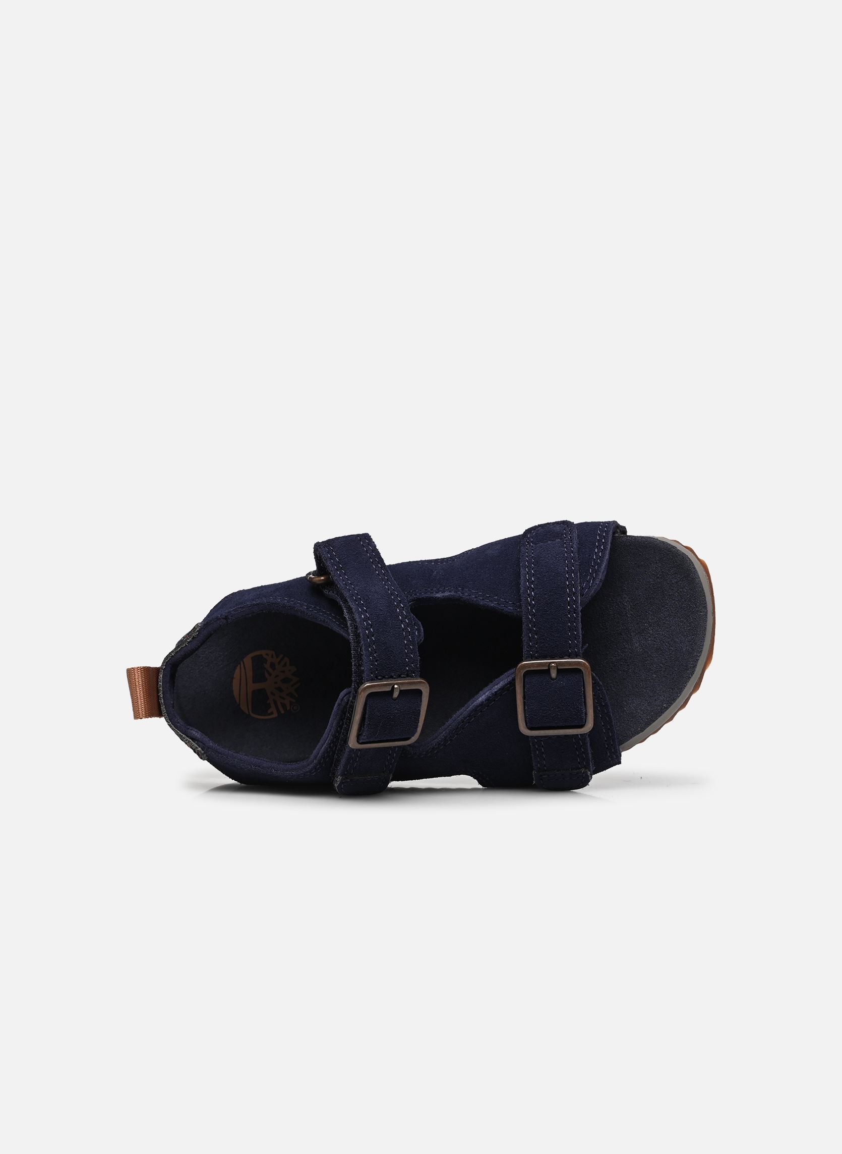 Badslippers CASTLE ISLAND BACKSTRAP SANDAL C jongens blauw Timberland Badslippers CASTLE ISLAND BACKSTRAP SANDAL C jongens blauw DARK BLUE SUEDE