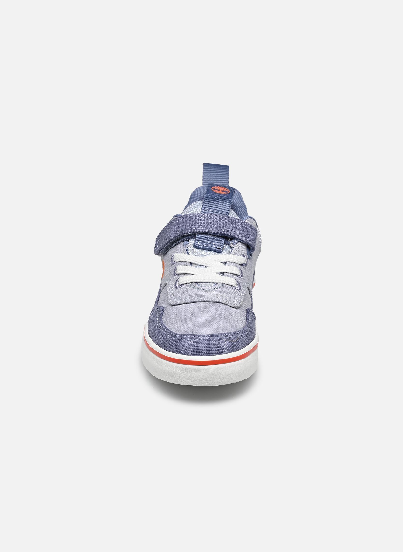 Niedrige Sneaker STONE JUMP LOW HOOK & LOOP SNEAKER LT jungen blau Timberland Niedrige Sneaker STONE JUMP LOW HOOK & LOOP SNEAKER LT jungen blau BLUE CANVAS