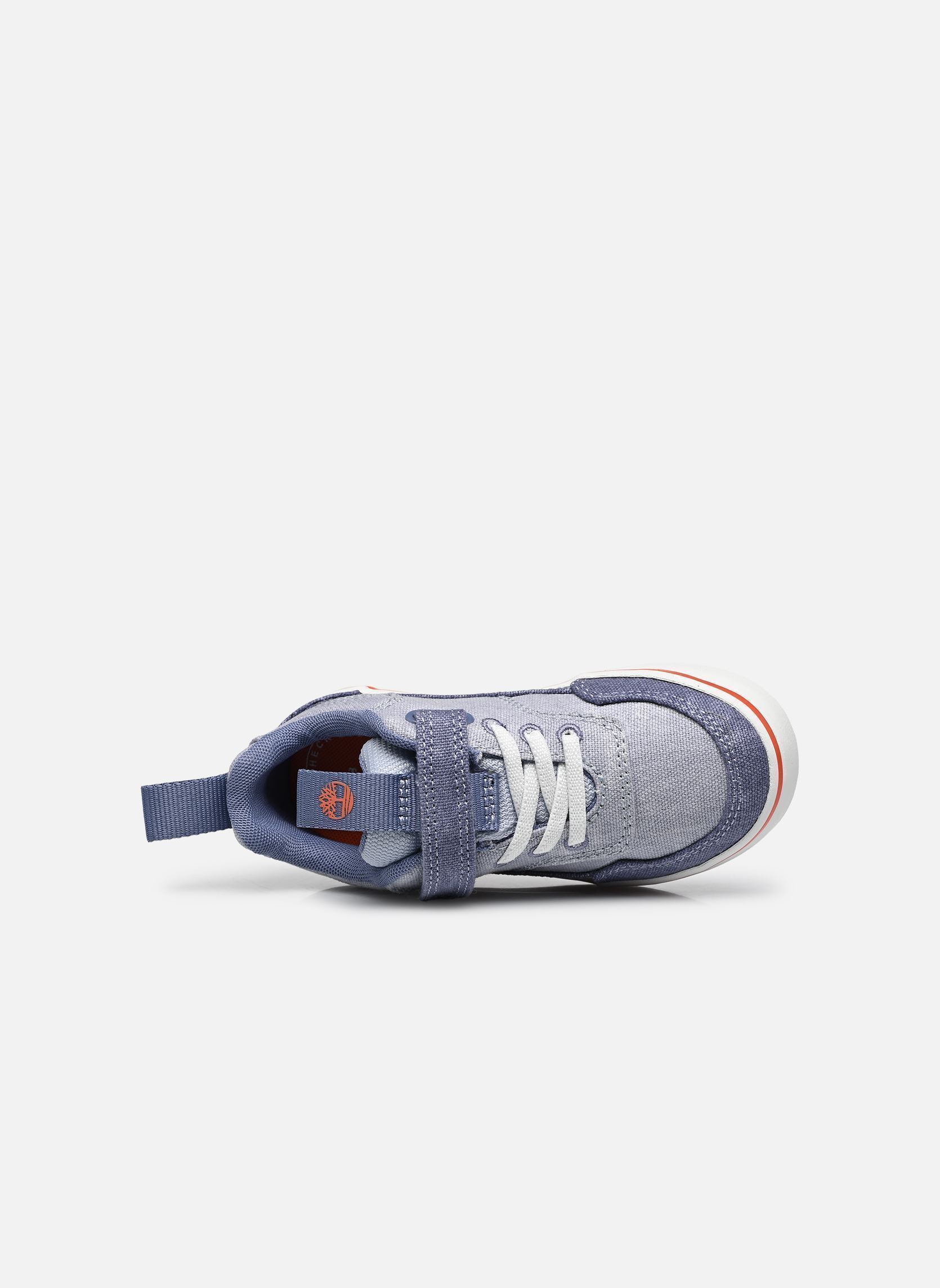 Niedrige Sneaker STONE JUMP LOW HOOK & LOOP SNEAKER LT jungen blau Timberland Niedrige Sneaker STONE JUMP LOW HOOK & LOOP SNEAKER LT jungen blau BLUE CANVAS