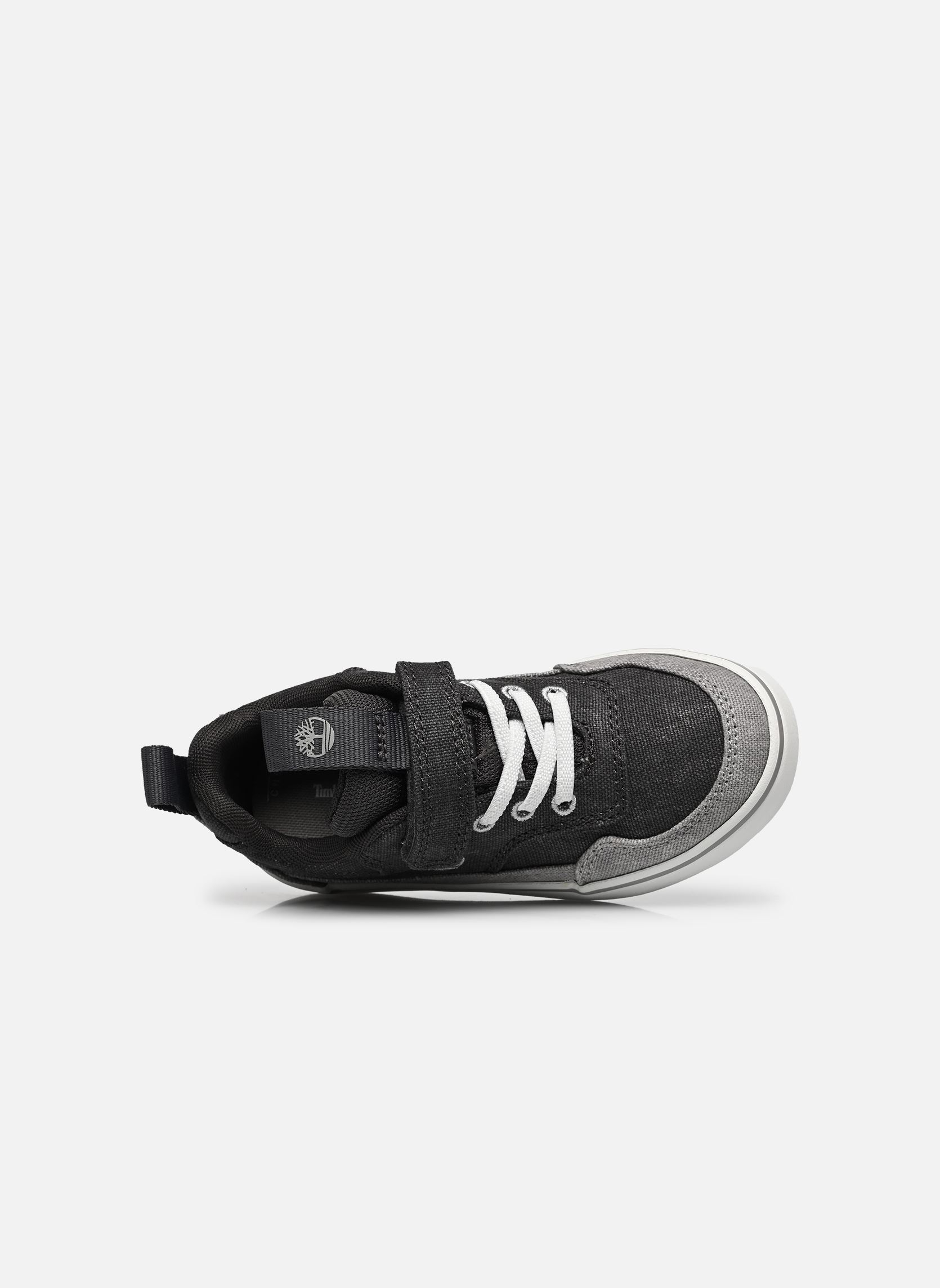 Baskets basses STONE JUMP LOW HOOK & LOOP SNEAKER B garçon gris Timberland Baskets basses STONE JUMP LOW HOOK & LOOP SNEAKER B garçon gris DARK GREY CANVAS