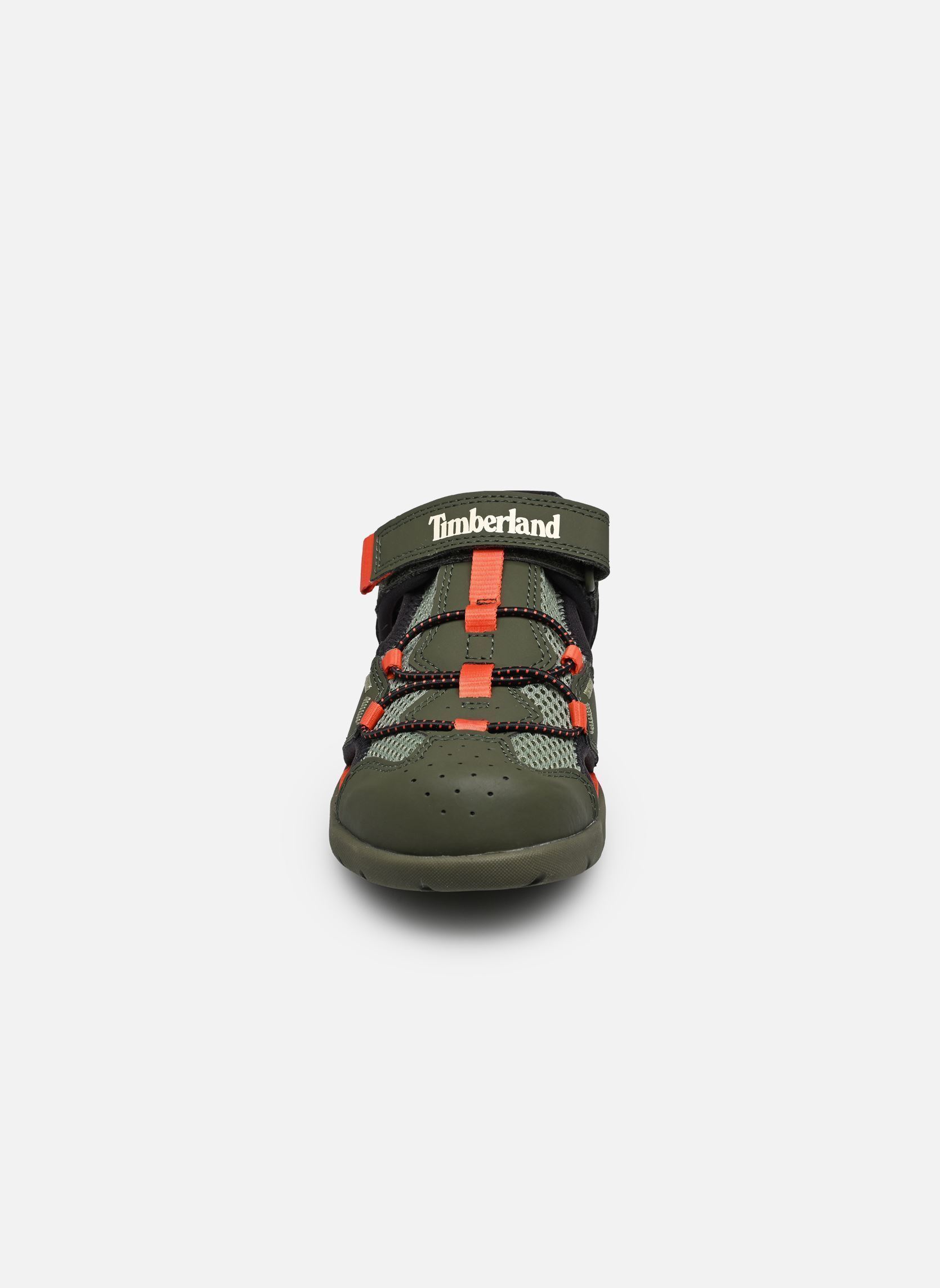 Badeschlappen Perkins Row FISHERMAN SANDAL C jungen grün Timberland Badeschlappen Perkins Row FISHERMAN SANDAL C jungen grün DARK GREEN MESH