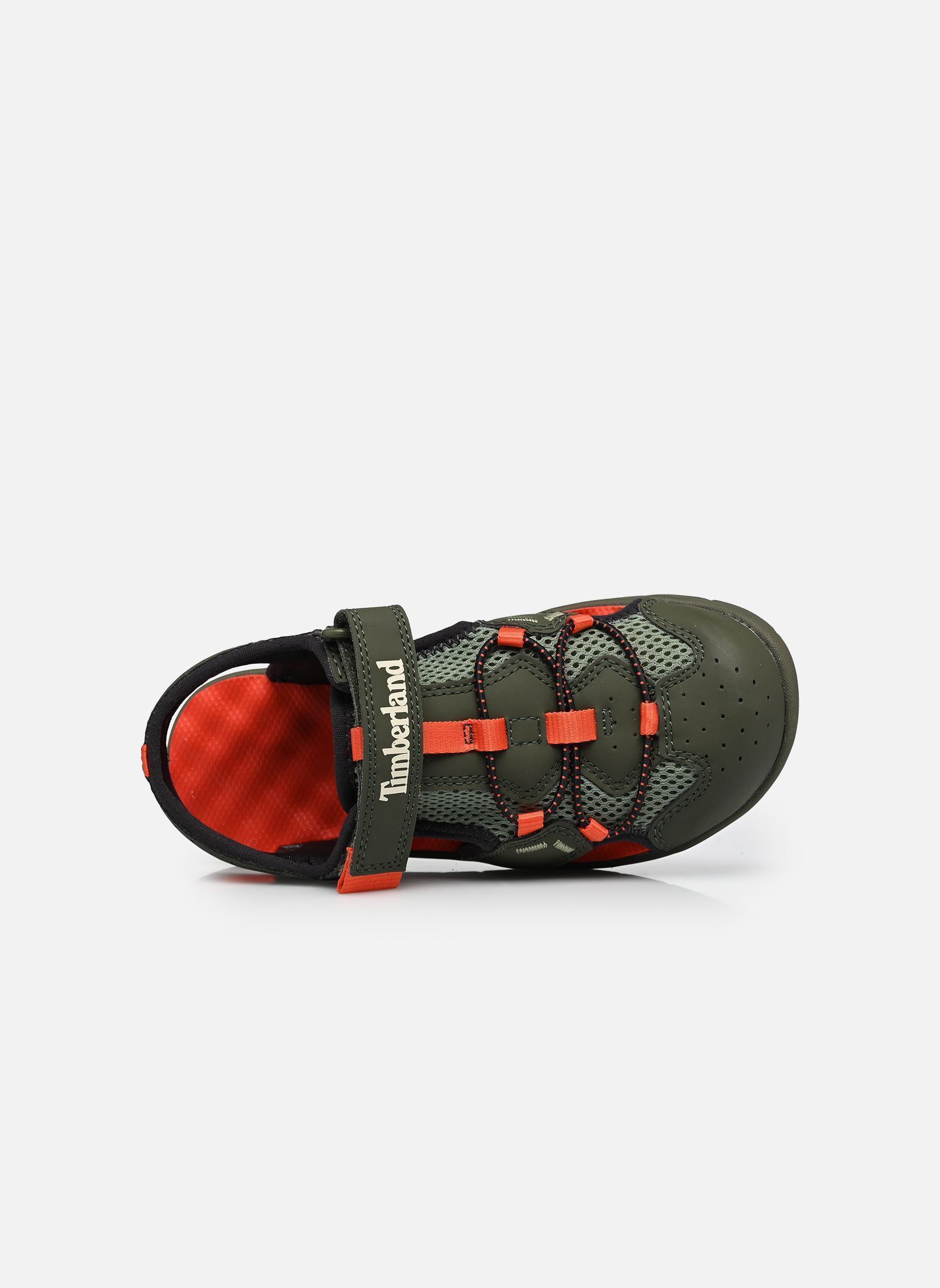 Badeschlappen Perkins Row FISHERMAN SANDAL C jungen grün Timberland Badeschlappen Perkins Row FISHERMAN SANDAL C jungen grün DARK GREEN MESH