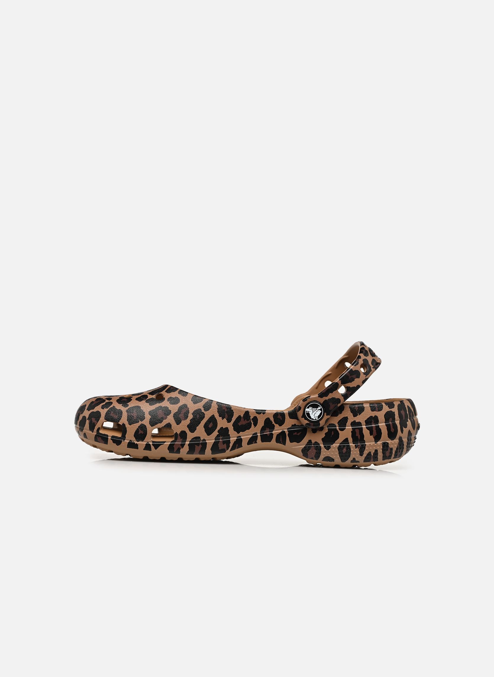 Klassische Ballerinas Classic Animal Ballet damen braun Crocs Klassische Ballerinas Classic Animal Ballet damen braun Sepia/Leopard