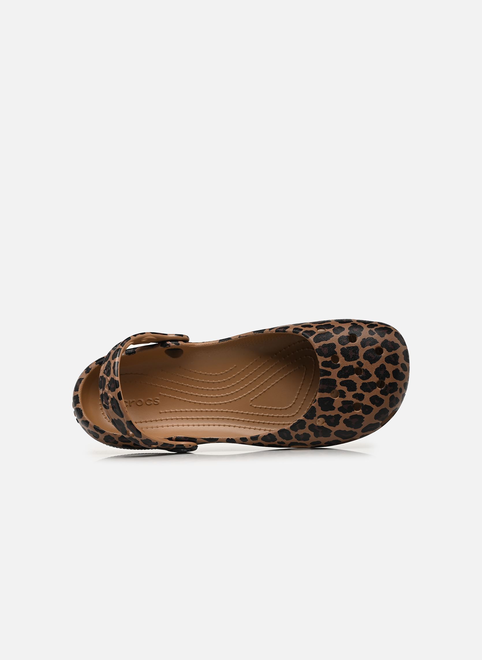 Klassische Ballerinas Classic Animal Ballet damen braun Crocs Klassische Ballerinas Classic Animal Ballet damen braun Sepia/Leopard
