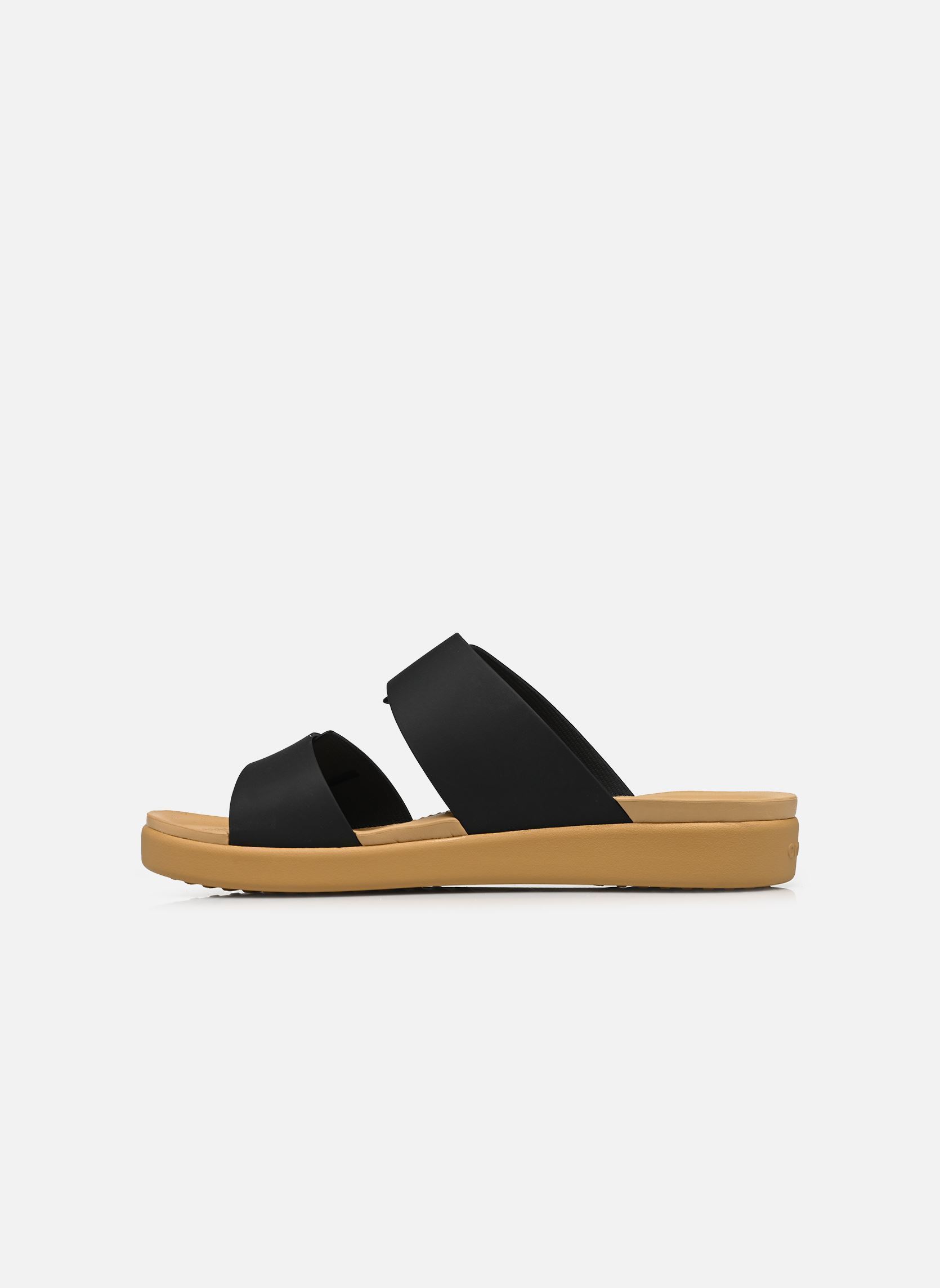 Pantoletten Brooklyn Buckle Low Low W damen schwarz Crocs Pantoletten Brooklyn Buckle Low Low W damen schwarz Black/tan