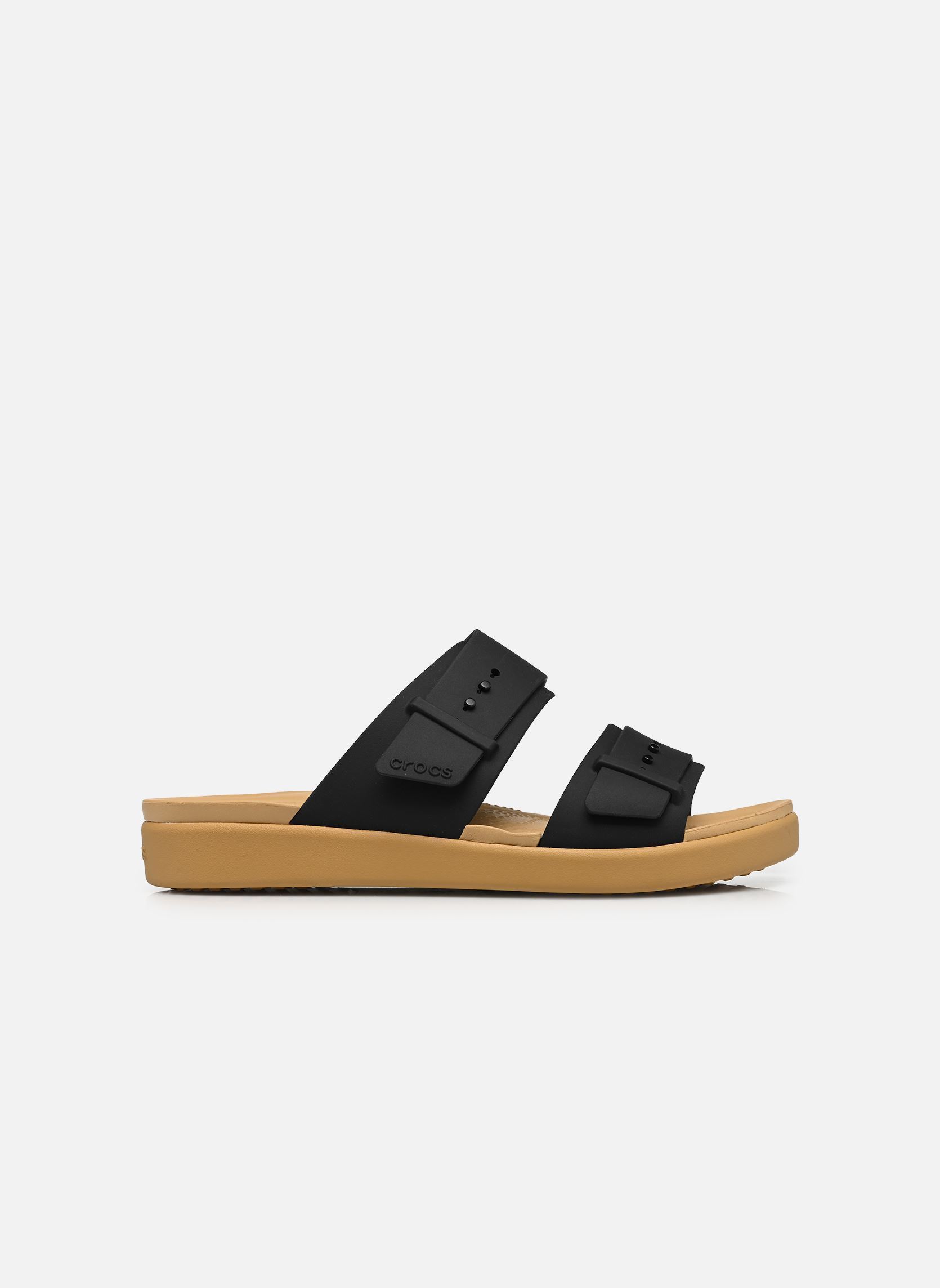 Pantoletten Brooklyn Buckle Low Low W damen schwarz Crocs Pantoletten Brooklyn Buckle Low Low W damen schwarz Black/tan