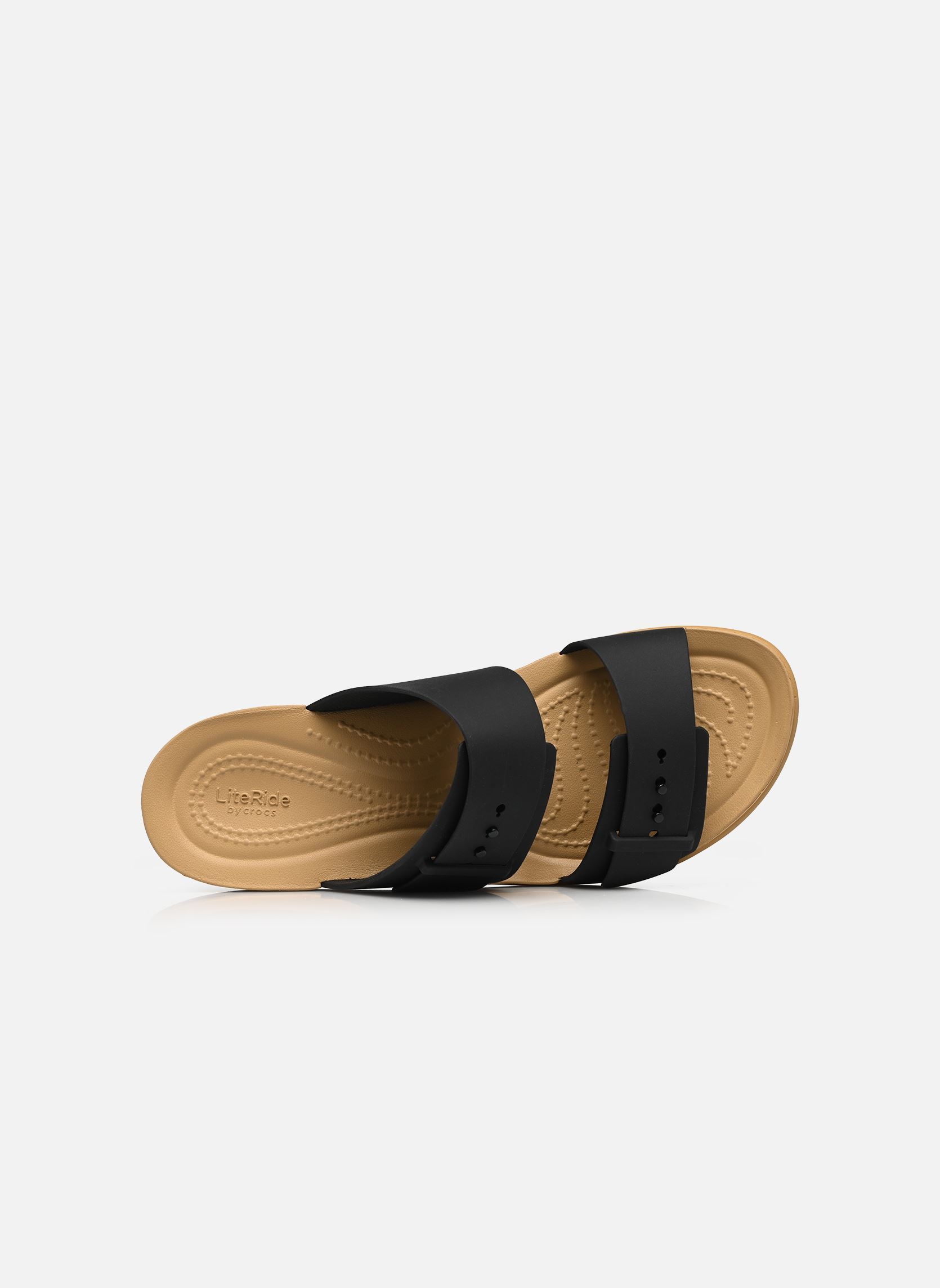 Pantoletten Brooklyn Buckle Low Low W damen schwarz Crocs Pantoletten Brooklyn Buckle Low Low W damen schwarz Black/tan