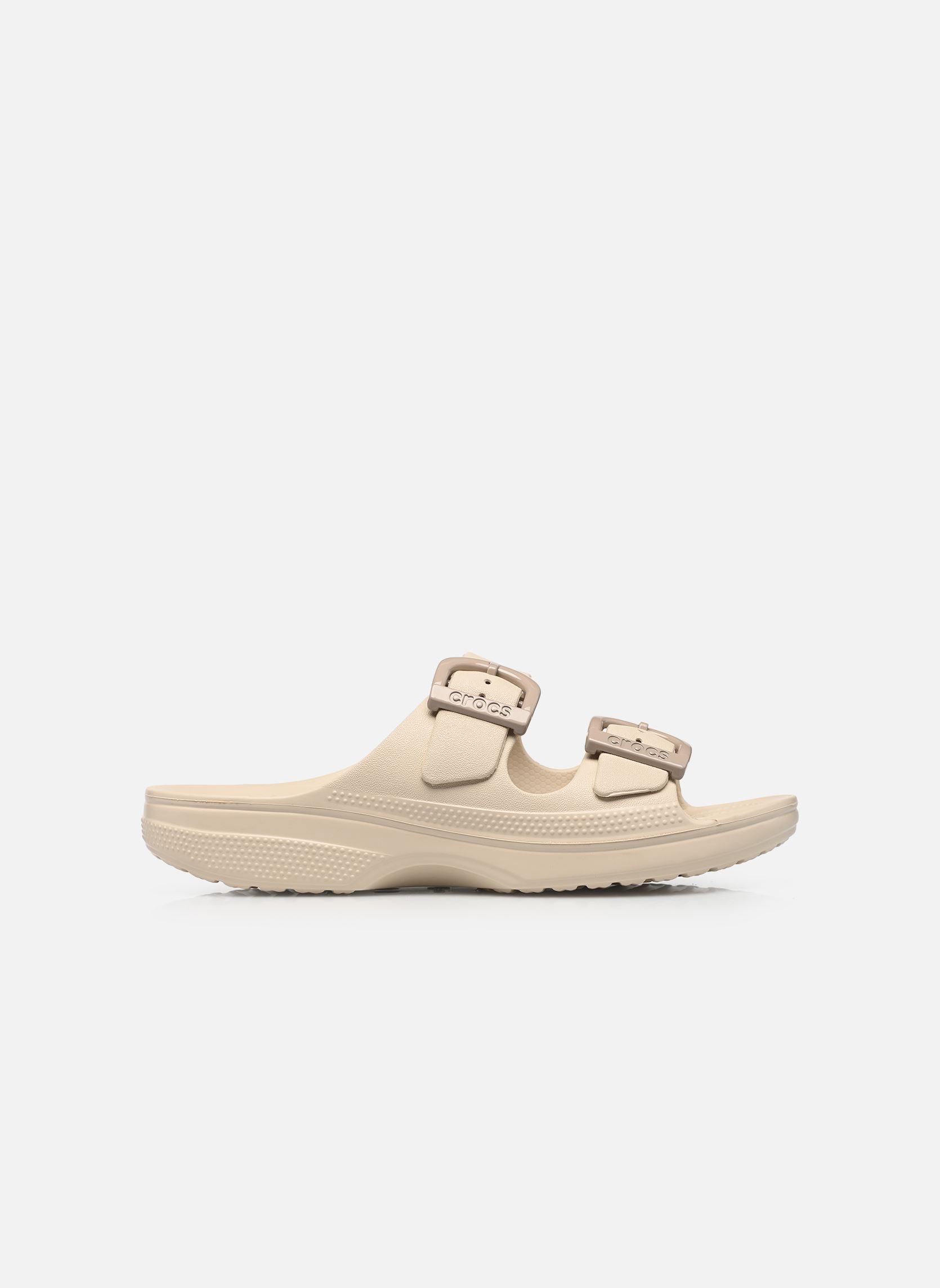 Mules Saturday Enamel Buckle Sandal W femme beige Crocs Mules Saturday Enamel Buckle Sandal W femme beige Frappe