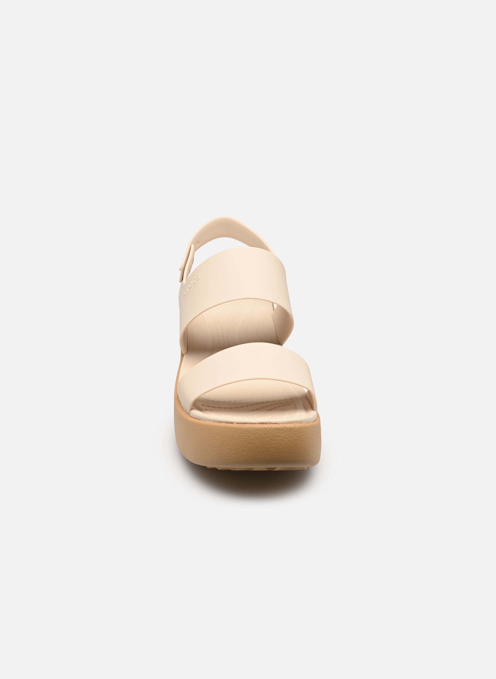 Sandales compensées et plateformes Brooklyn Sky Sandal femme beige Crocs Sandales compensées et plateformes Brooklyn Sky Sandal femme beige Frappé/Cashew