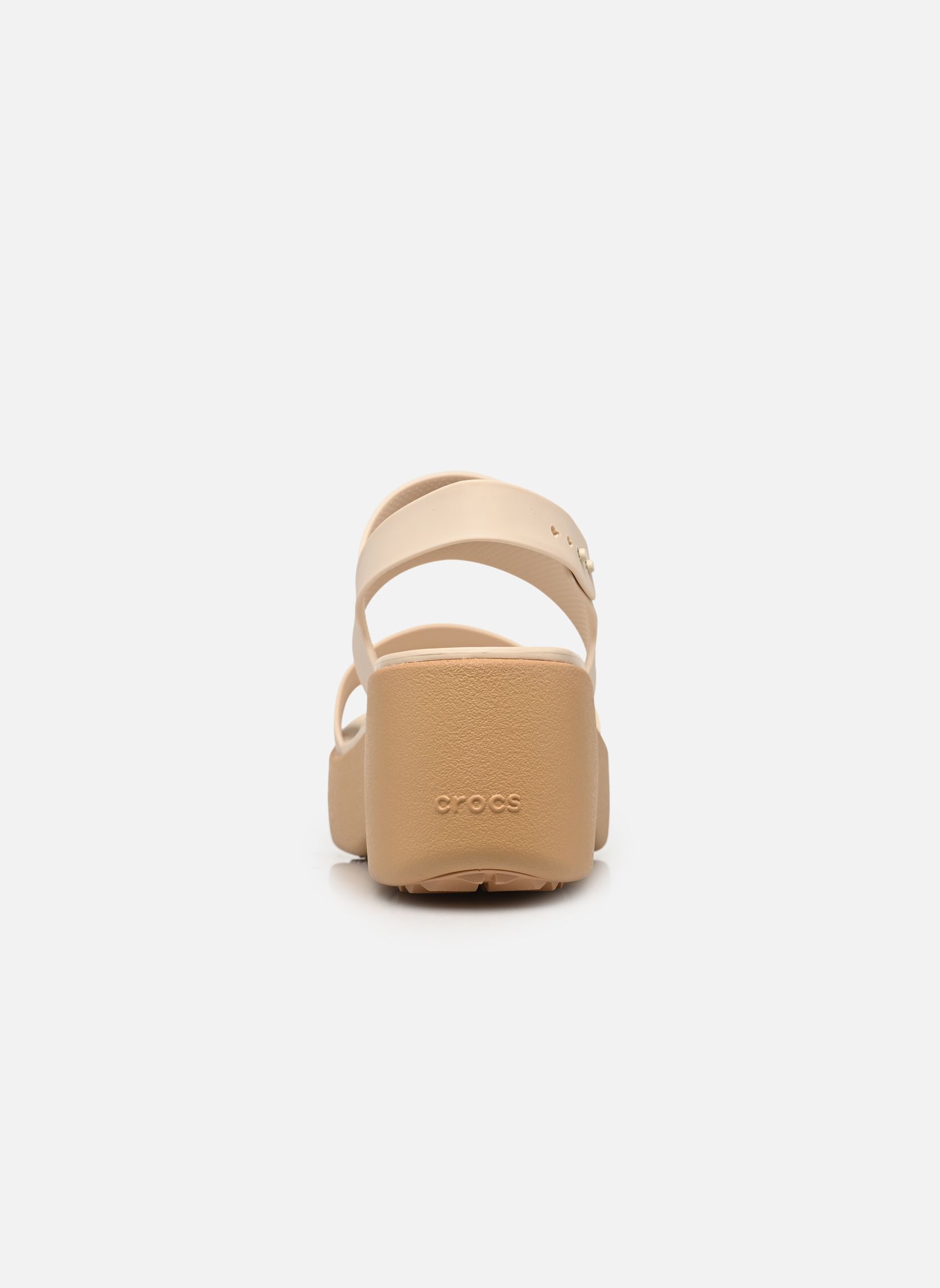 Sandales compensées et plateformes Brooklyn Sky Sandal femme beige Crocs Sandales compensées et plateformes Brooklyn Sky Sandal femme beige Frappé/Cashew