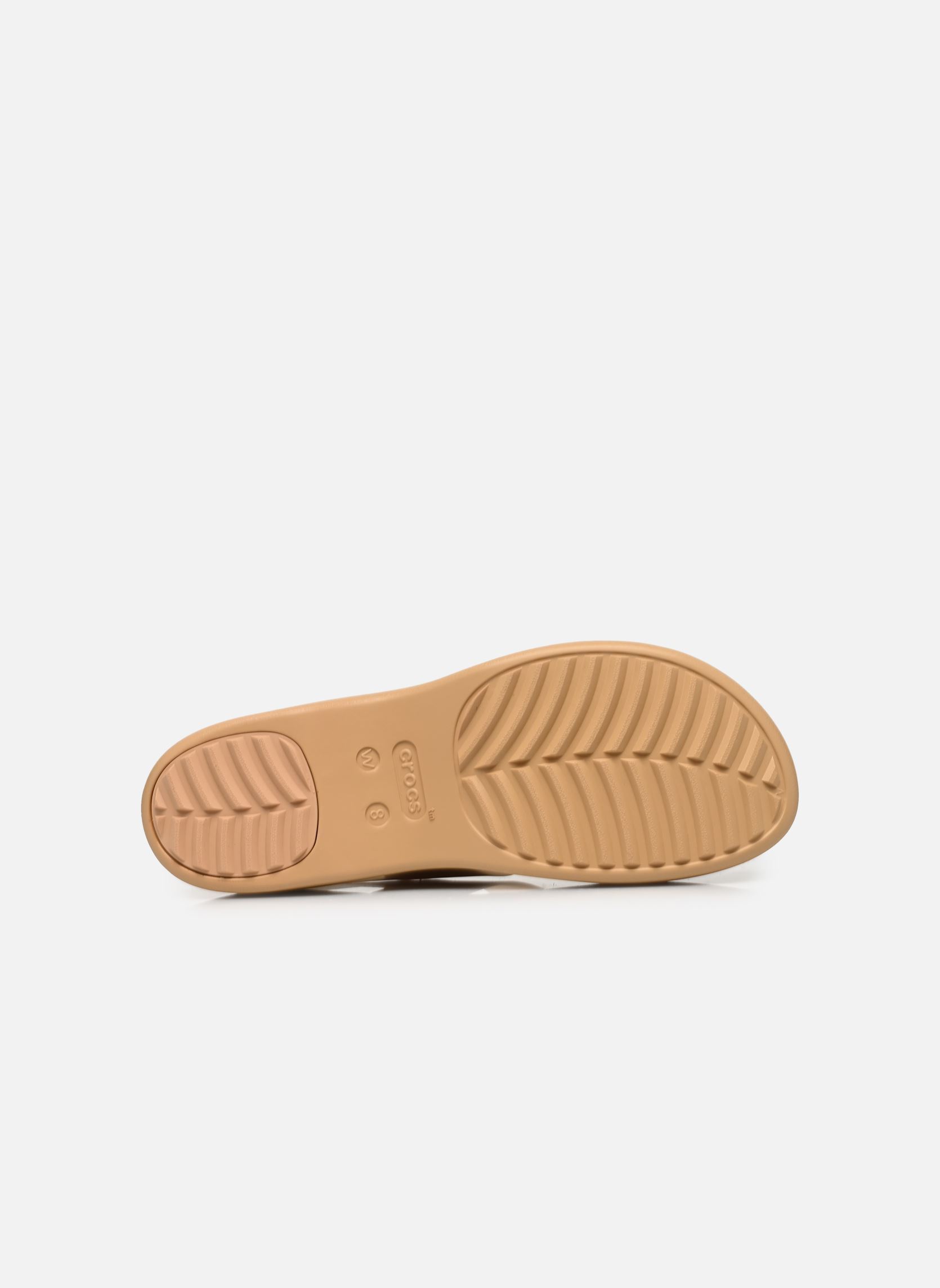 Sandales compensées et plateformes Brooklyn Sky Sandal femme beige Crocs Sandales compensées et plateformes Brooklyn Sky Sandal femme beige Frappé/Cashew