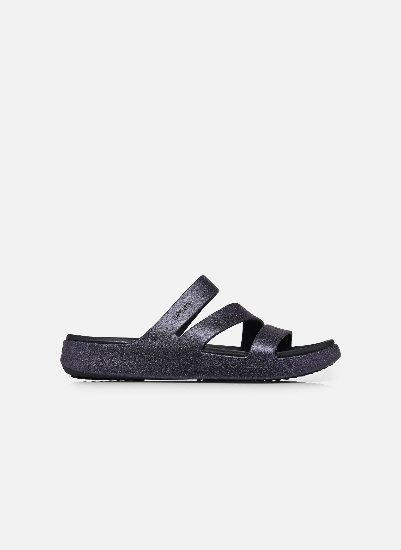 Muilen Getaway Glimmer Strappy W dames blauw Crocs Muilen Getaway Glimmer Strappy W dames blauw Deep navy