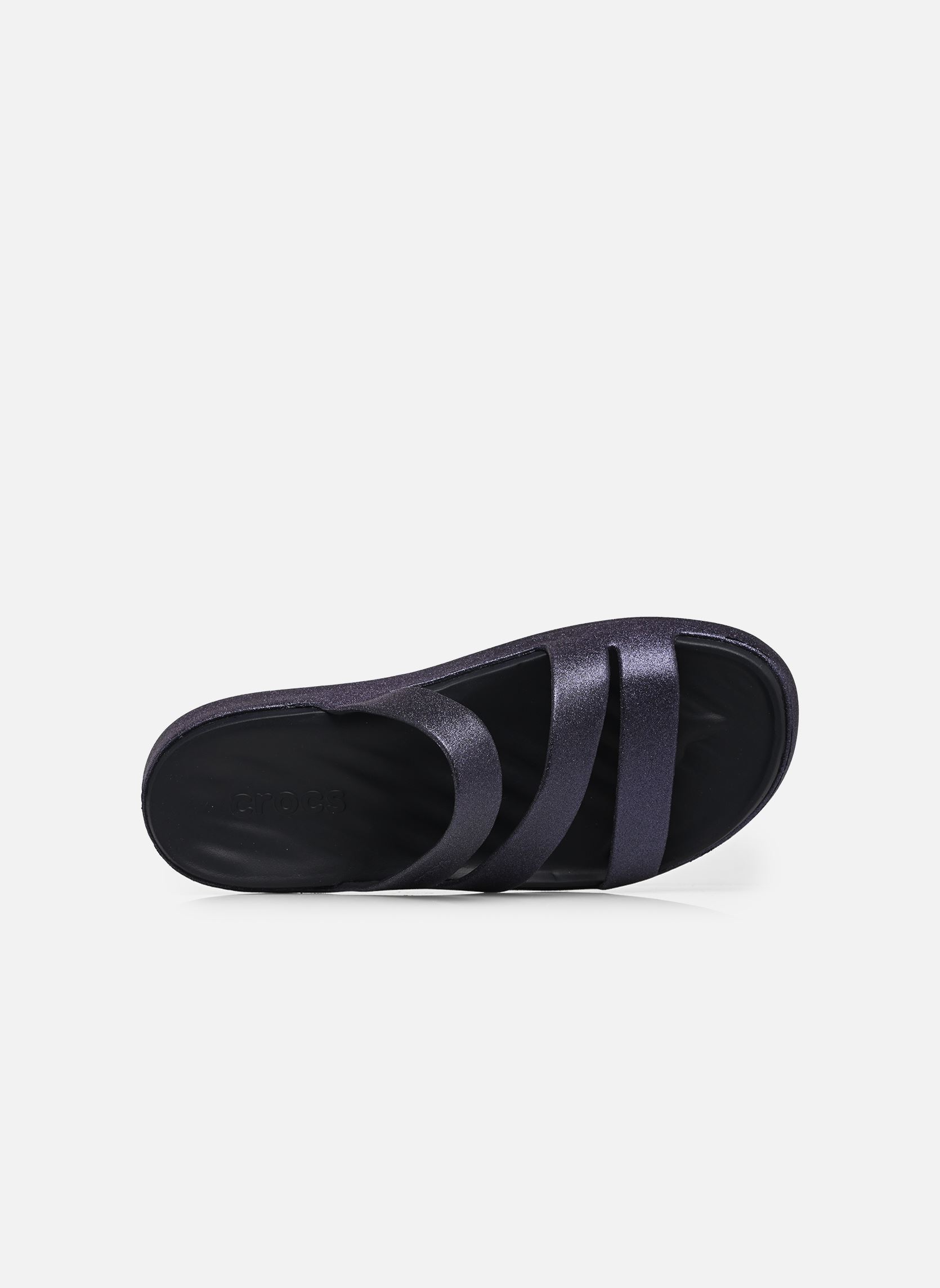 Muilen Getaway Glimmer Strappy W dames blauw Crocs Muilen Getaway Glimmer Strappy W dames blauw Deep navy