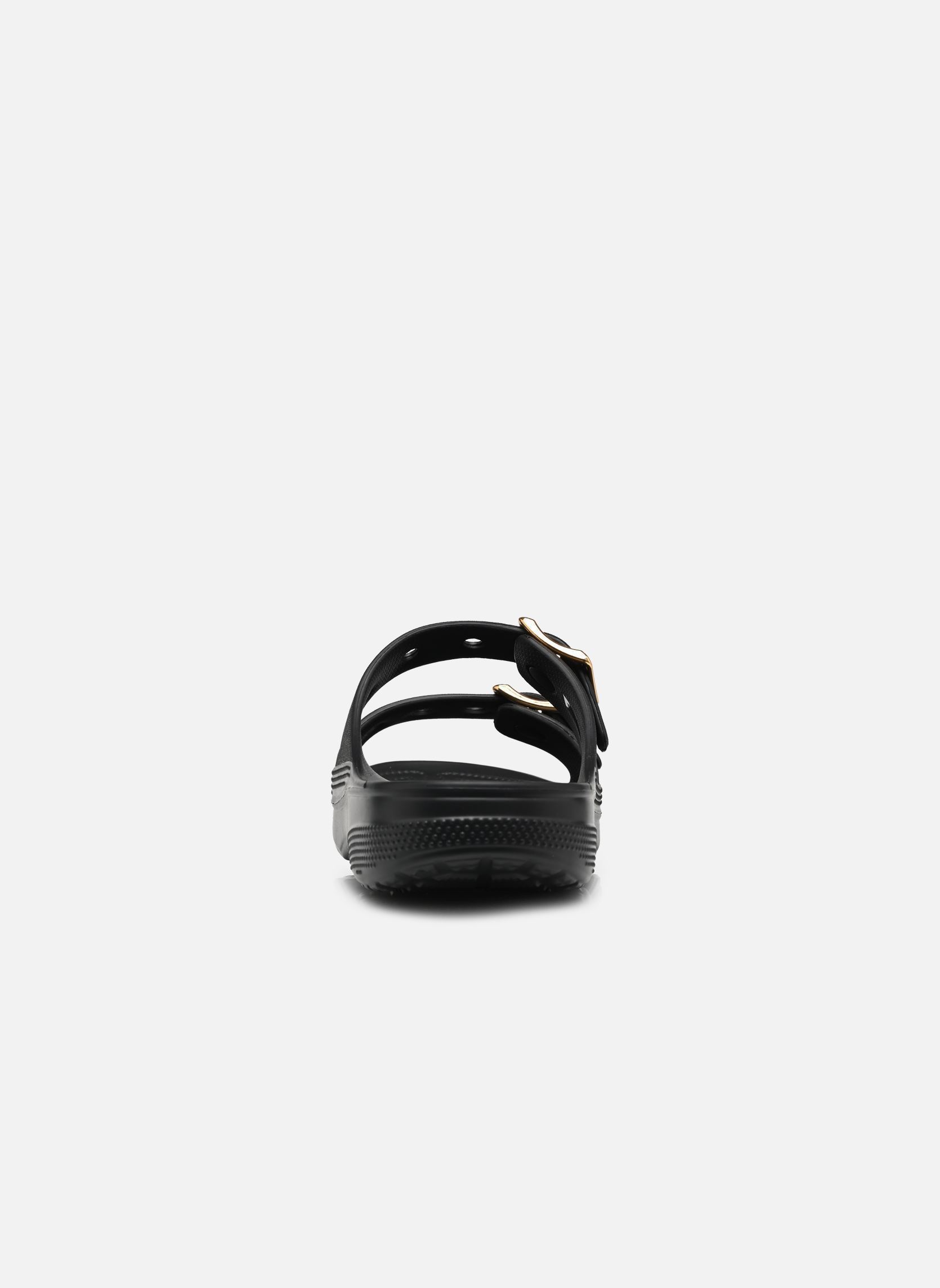 Muilen Saturday Metallic Buckle Sandal W dames zwart Crocs Muilen Saturday Metallic Buckle Sandal W dames zwart Black