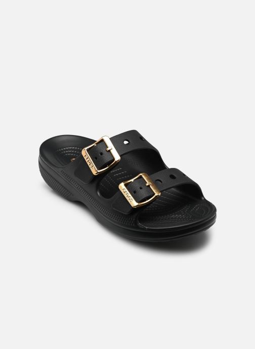 Crocs Mules Saturday Metallic Buckle Sandal W femme noir