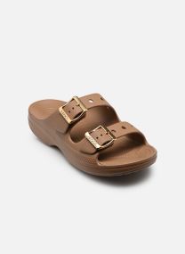 Mules Saturday Metallic Buckle Sandal W femme marron Crocs Mules Saturday Metallic Buckle Sandal W femme marron sepia