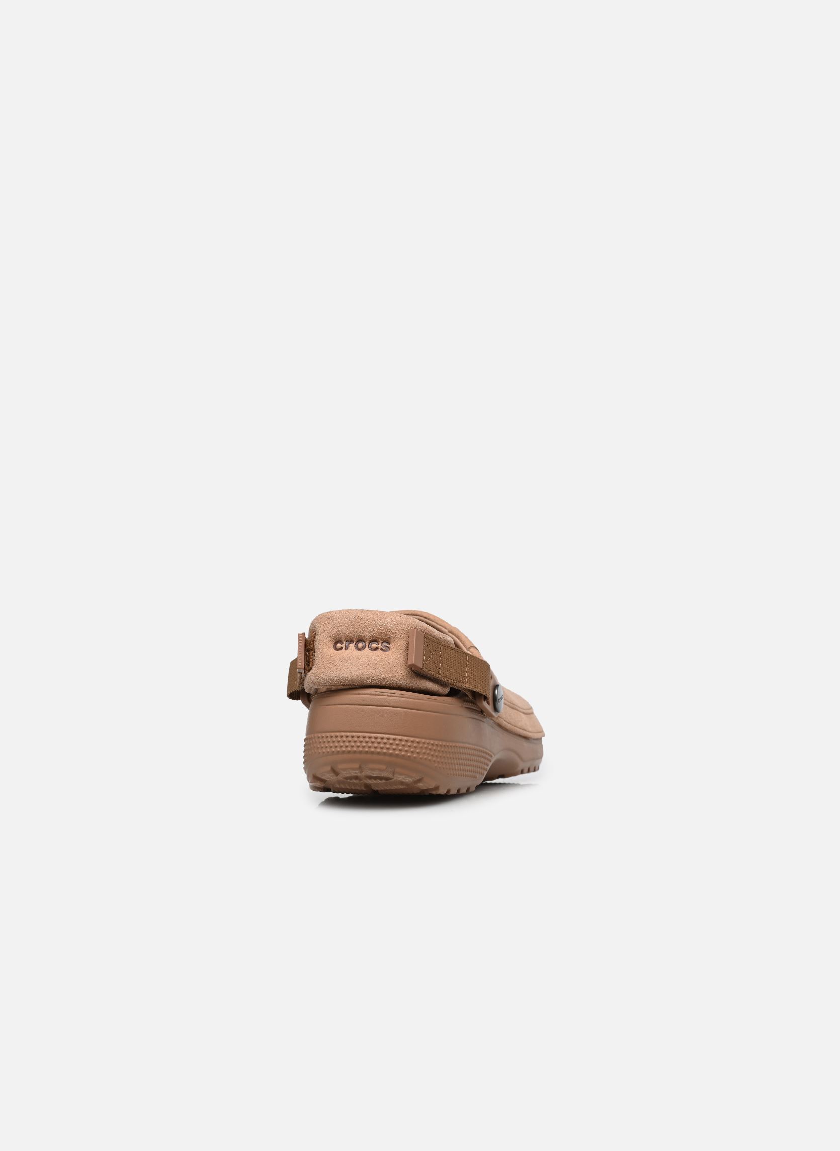 Muilen Classic Crafted Vegan Suede Clog M heren bruin Crocs Muilen Classic Crafted Vegan Suede Clog M heren bruin MILK CHOCOLATE