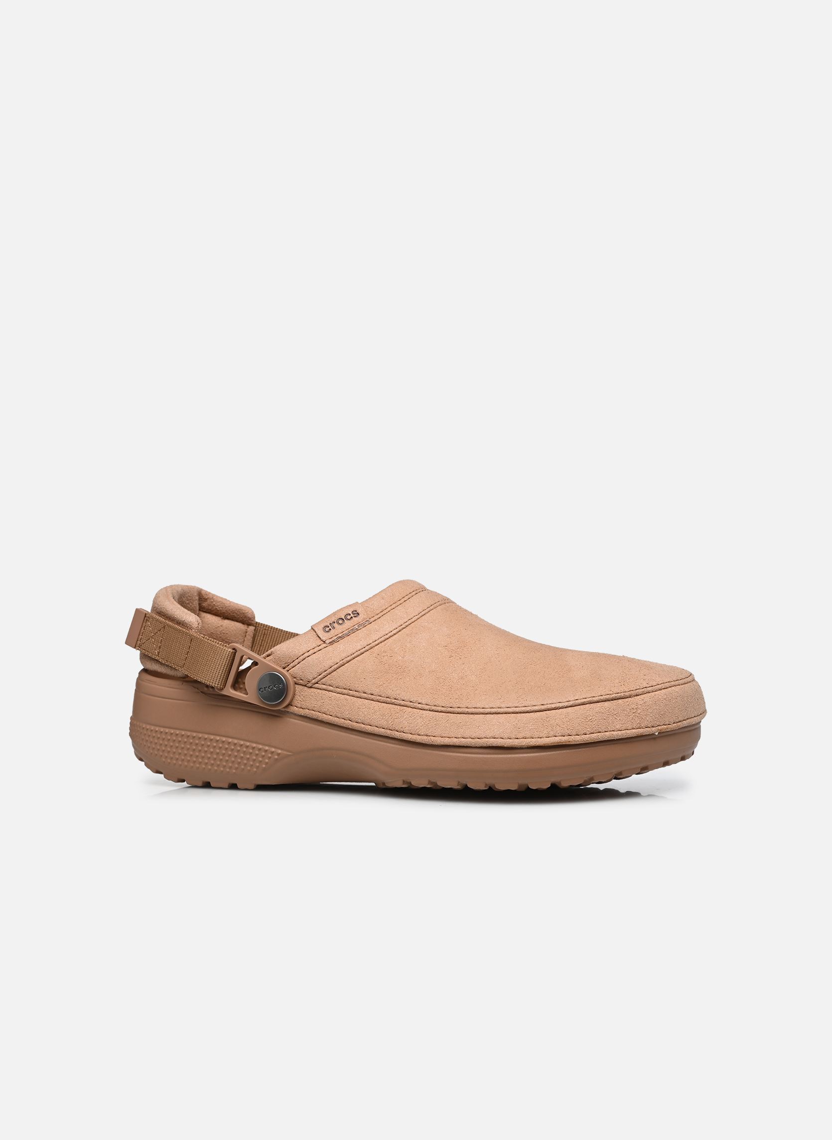 Muilen Classic Crafted Vegan Suede Clog M heren bruin Crocs Muilen Classic Crafted Vegan Suede Clog M heren bruin MILK CHOCOLATE