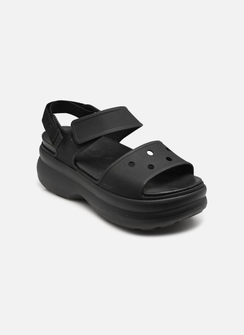 Crocs Sandales compensées et plateformes Soho Y Strap Sandal femme noir