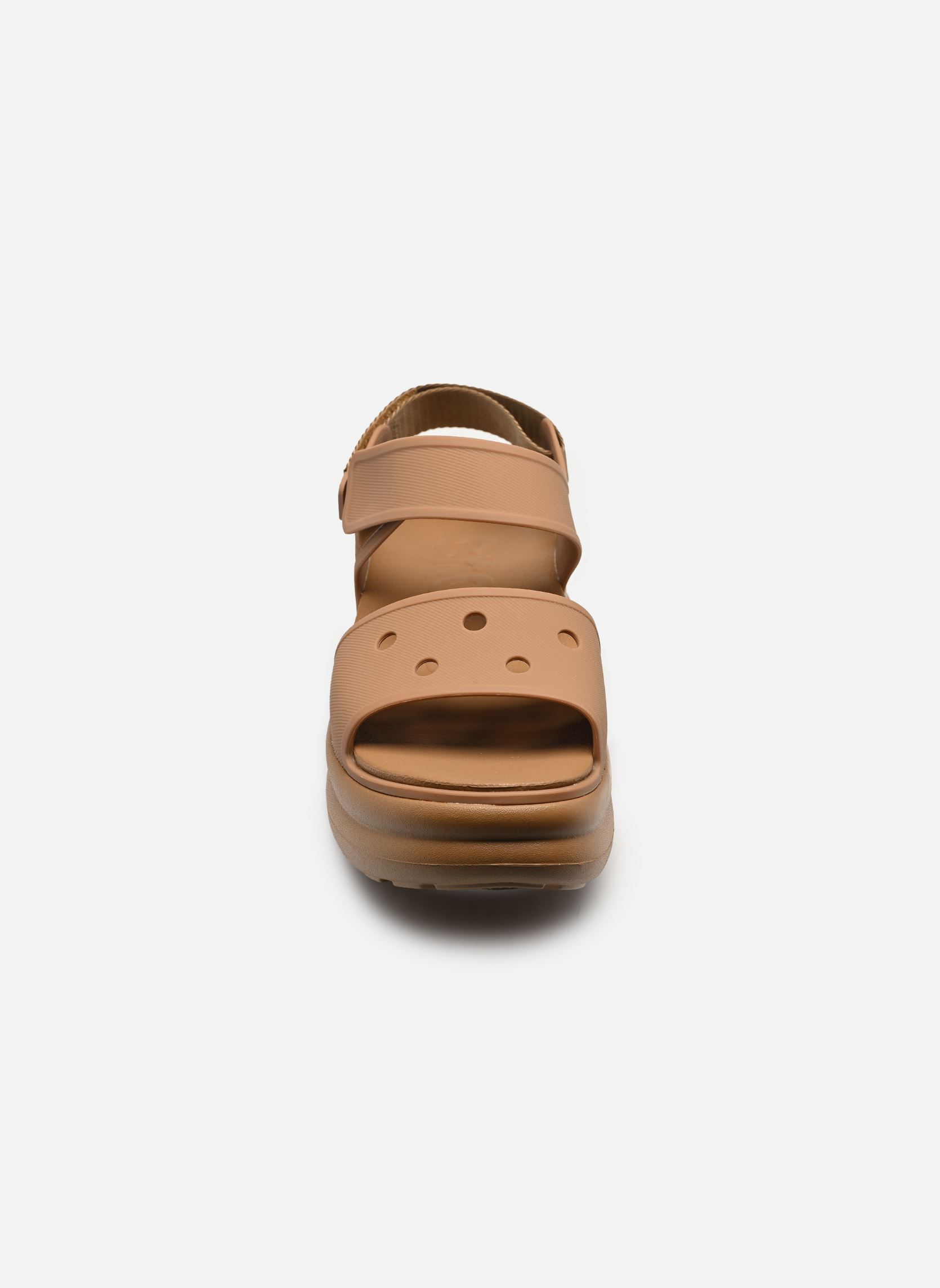 Sandales compensées et plateformes Soho Y Strap Sandal femme marron Crocs Sandales compensées et plateformes Soho Y Strap Sandal femme marron sepia