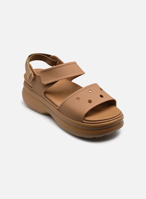 Crocs Sandales compensées et plateformes Soho Y Strap Sandal femme marron