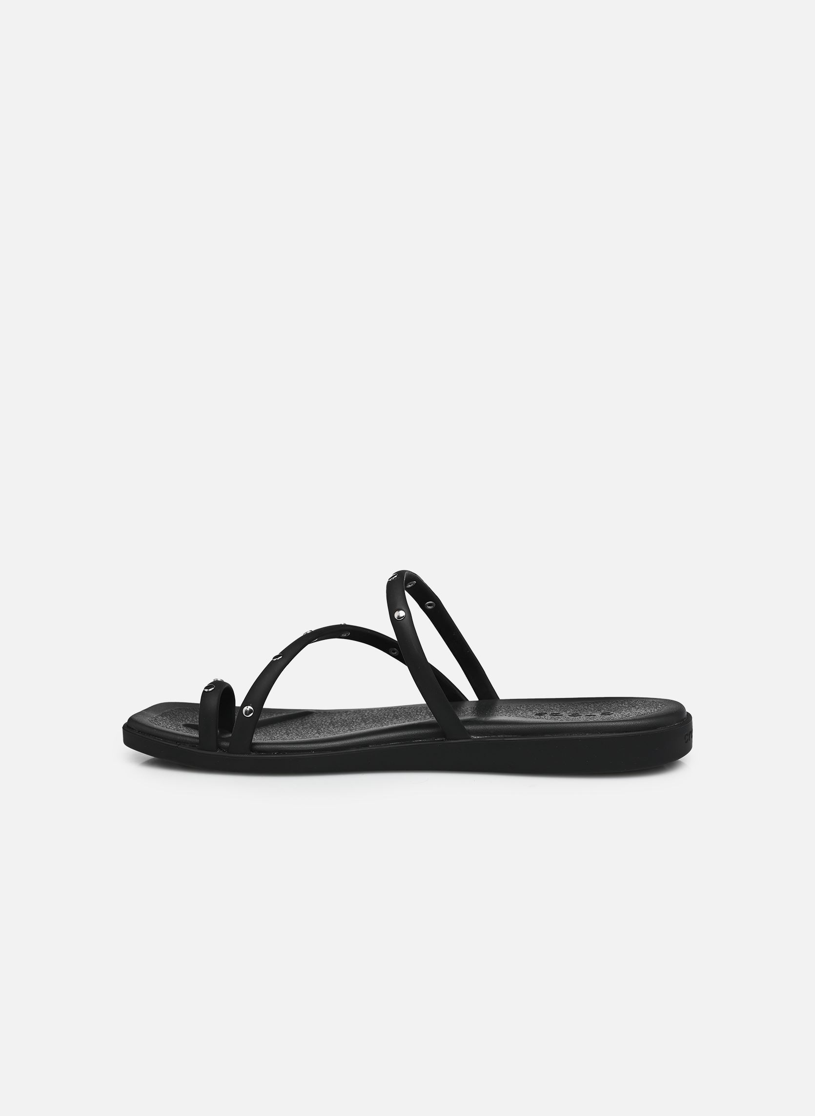 Pantoletten und Clogs Miami Studded Toe Loop Sandal damen schwarz Crocs Pantoletten und Clogs Miami Studded Toe Loop Sandal damen schwarz Black