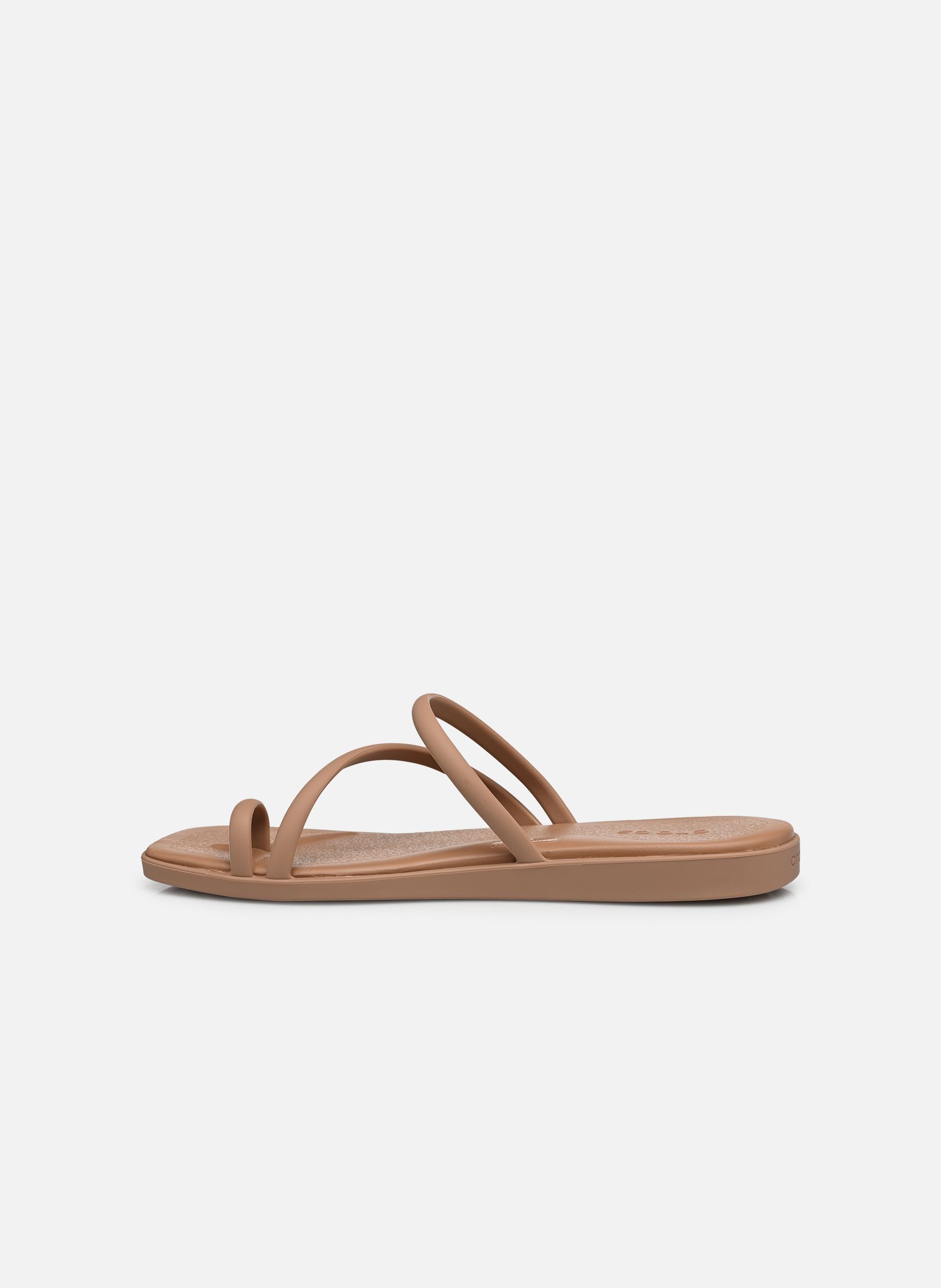 Pantoletten und Clogs Miami Toe Loop Sandal damen braun Crocs Pantoletten und Clogs Miami Toe Loop Sandal damen braun Milk chocolate