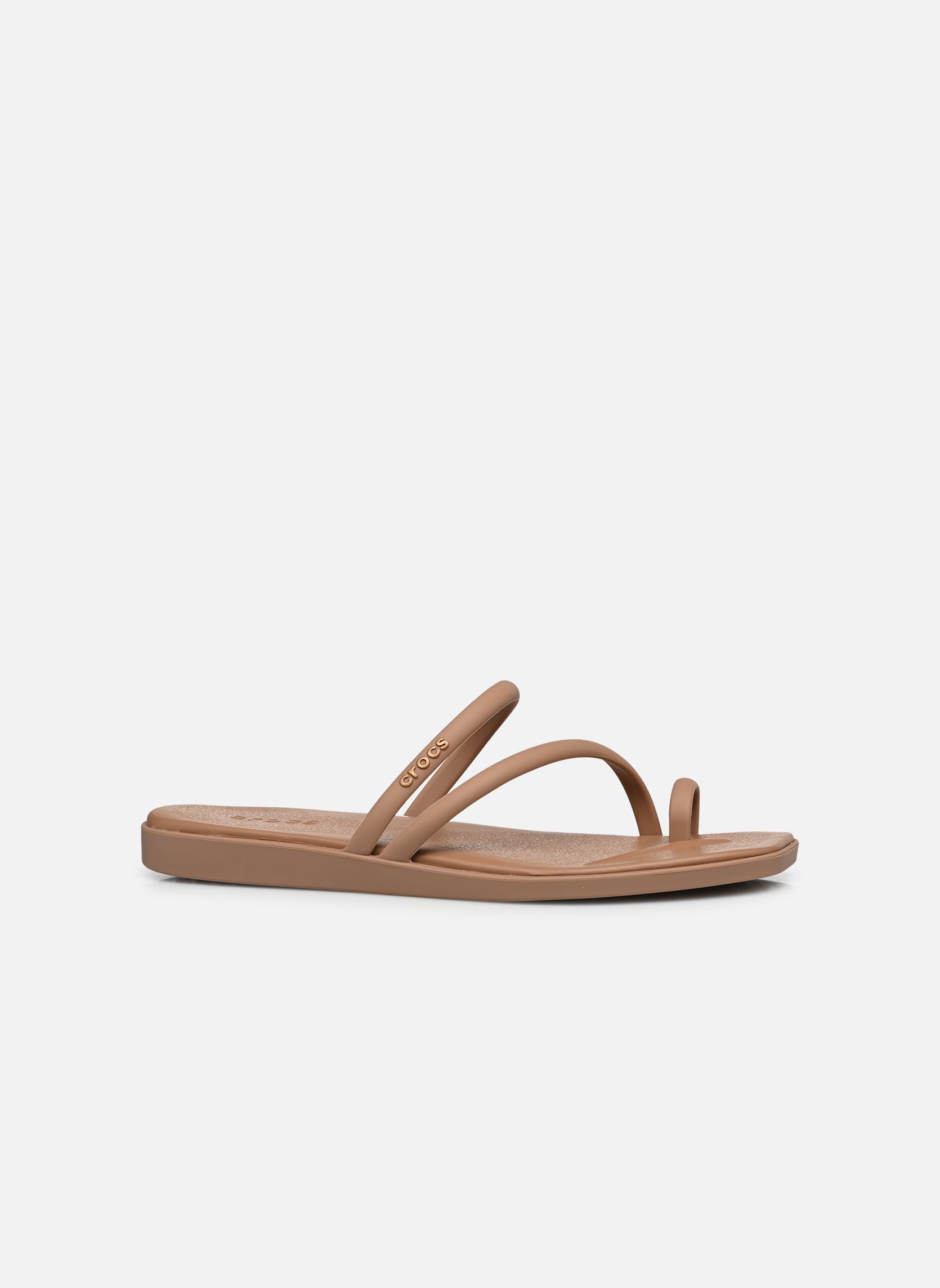Pantoletten und Clogs Miami Toe Loop Sandal damen braun Crocs Pantoletten und Clogs Miami Toe Loop Sandal damen braun Milk chocolate