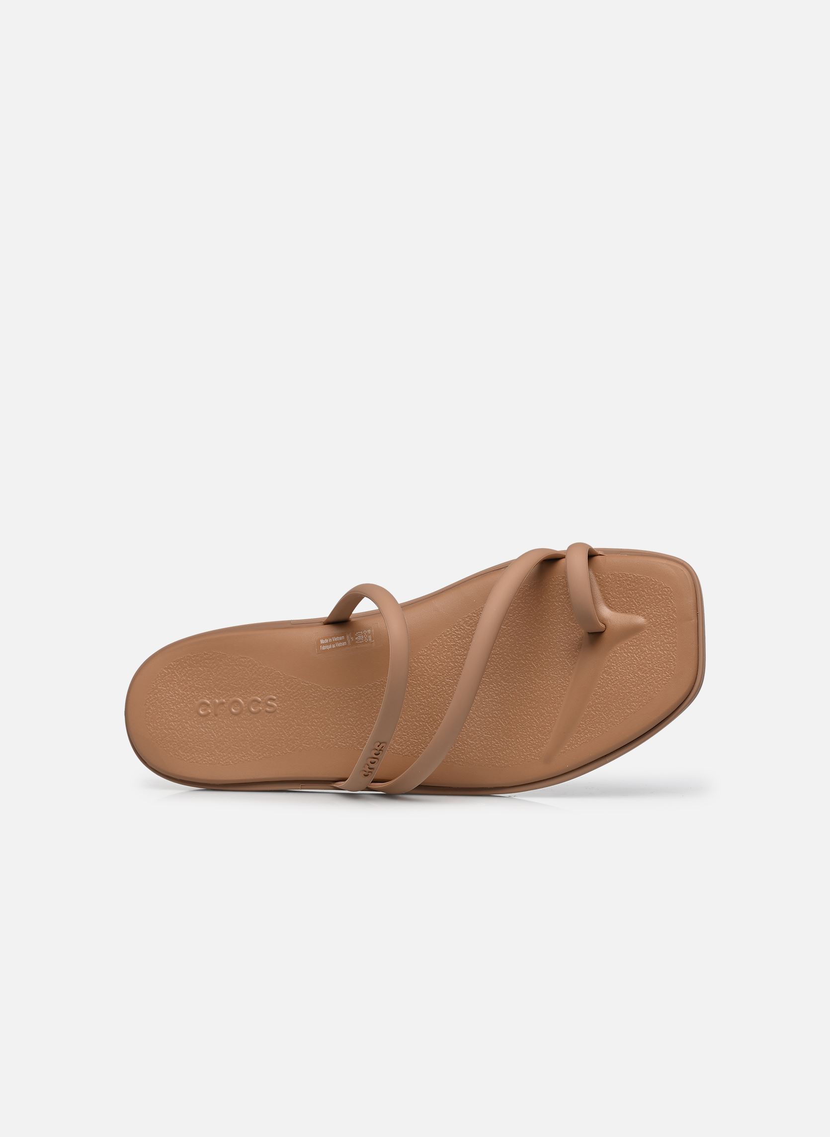 Pantoletten und Clogs Miami Toe Loop Sandal damen braun Crocs Pantoletten und Clogs Miami Toe Loop Sandal damen braun Milk chocolate