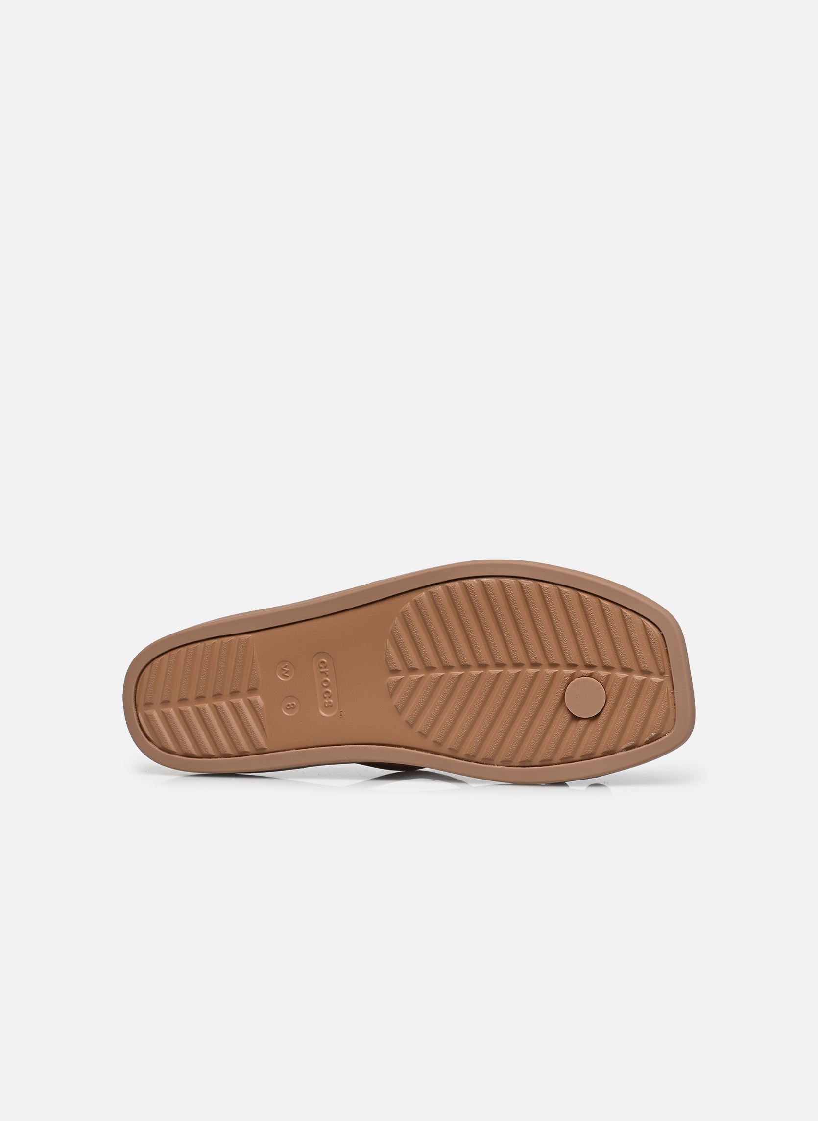 Pantoletten und Clogs Miami Toe Loop Sandal damen braun Crocs Pantoletten und Clogs Miami Toe Loop Sandal damen braun Milk chocolate
