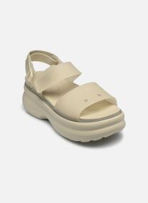 Sandalen met sleehak en plateau Soho Frosted Y Strap Sandal dames roze