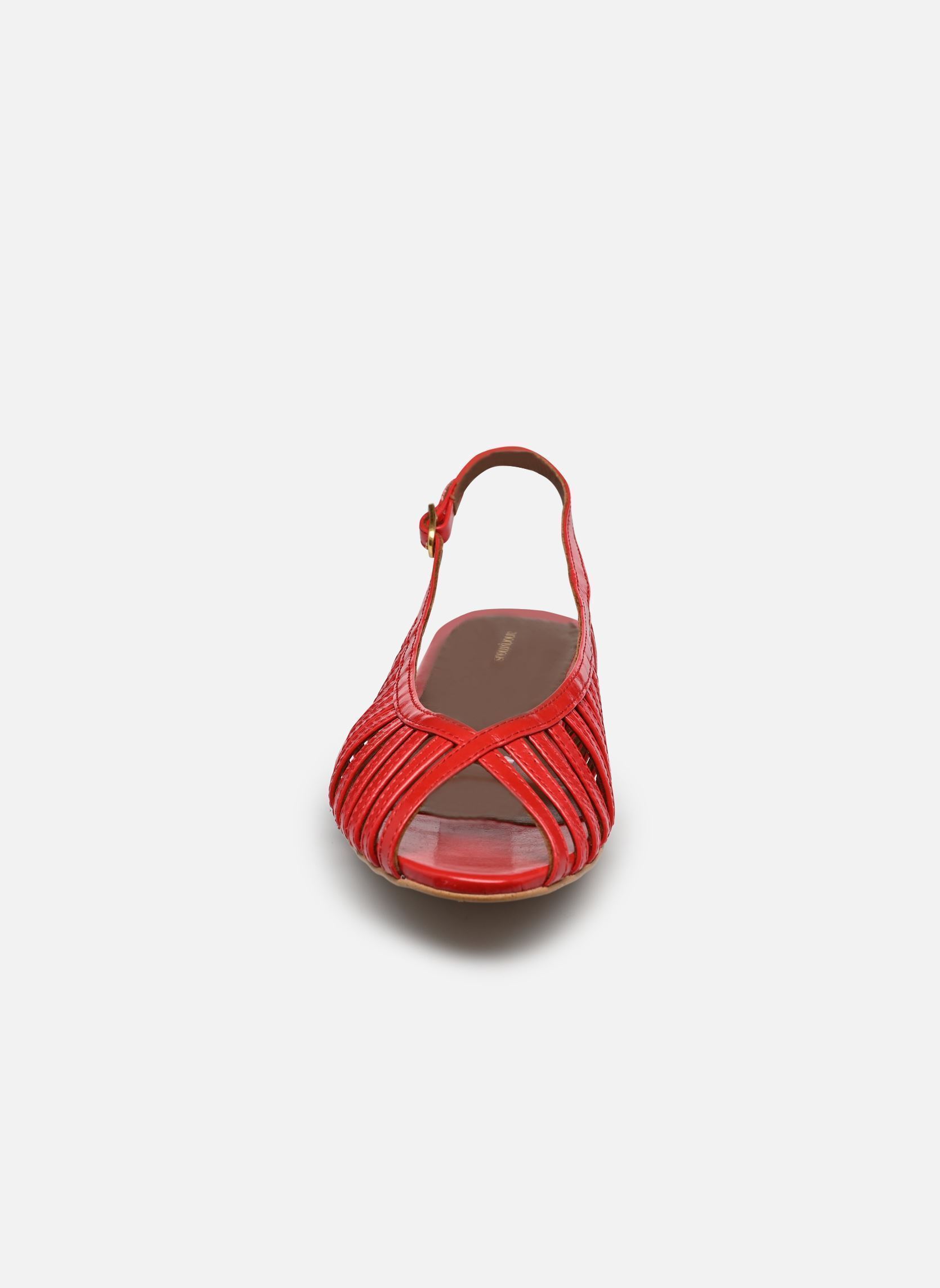 Sandalen Carminho 20 dames rood Anonymous Copenhagen Sandalen Carminho 20 dames rood CRINCLED POLISHED RUBY RED